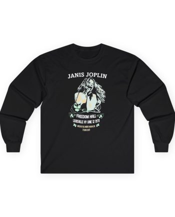 Janis Joplin Freedom Hall Unisex Ultra Cotton Long Sleeve Tee