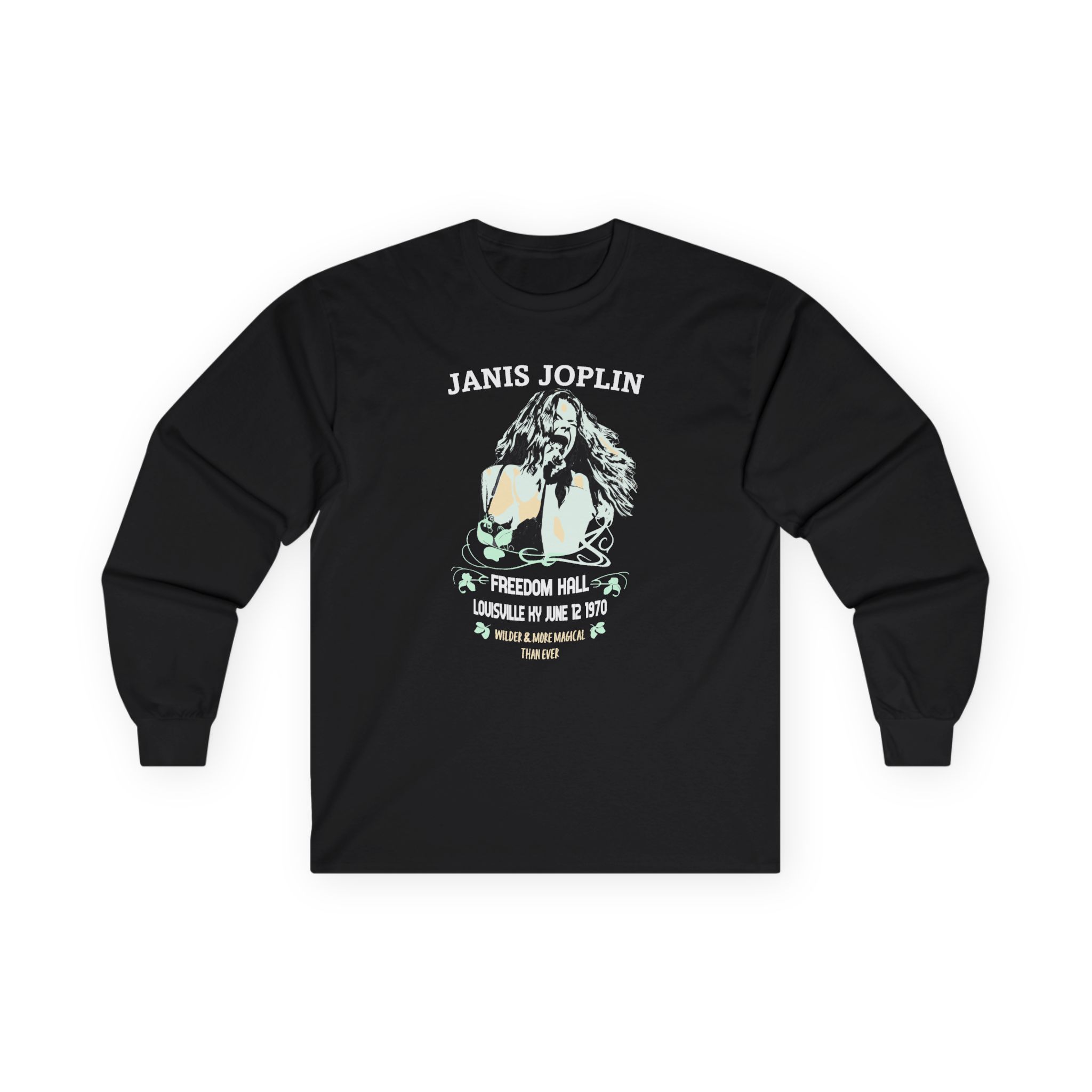 Janis Joplin Freedom Hall Unisex Ultra Cotton Long Sleeve Tee