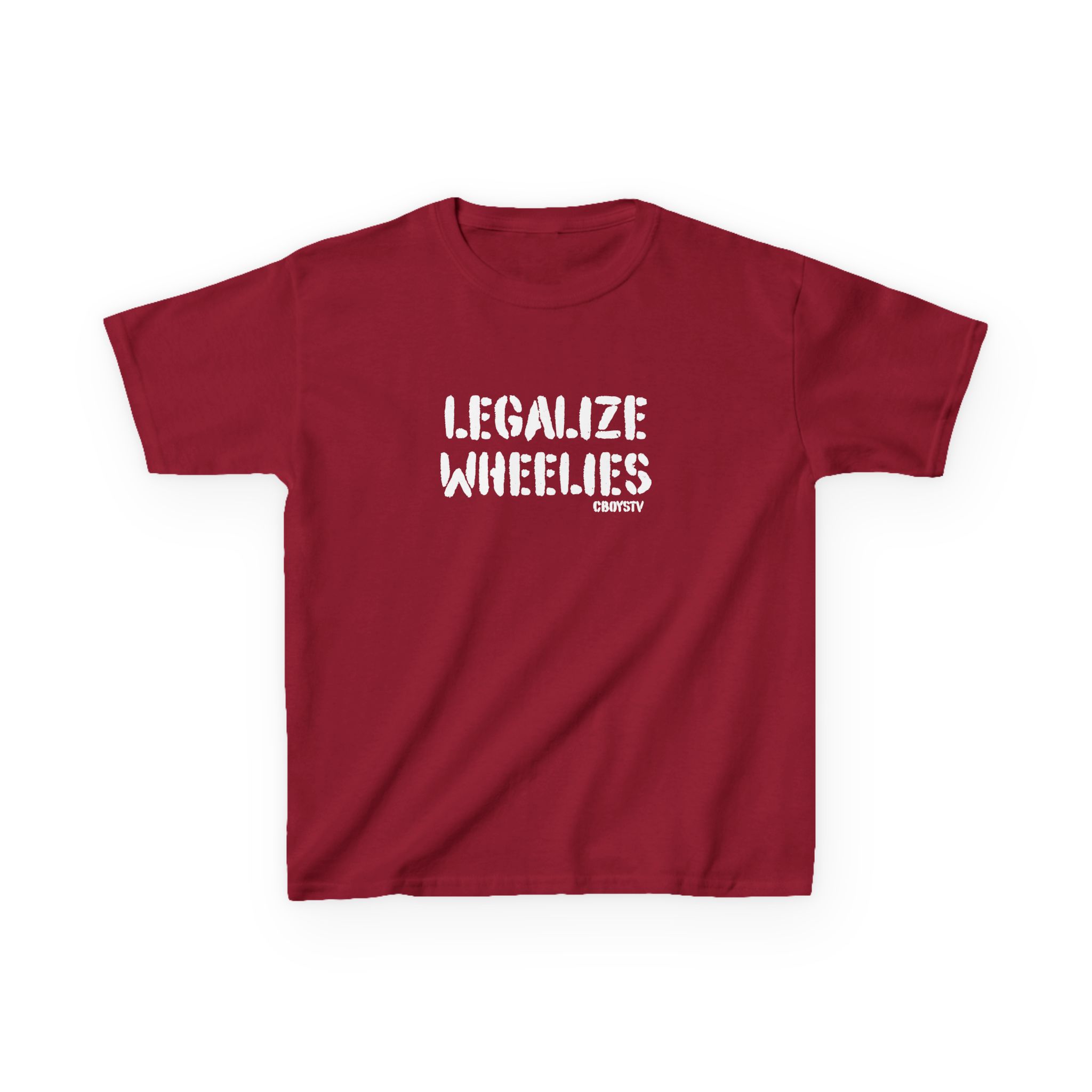 Kids Cboystv Legalize Wheelies Heavy Cotton™ Tee - Image 25