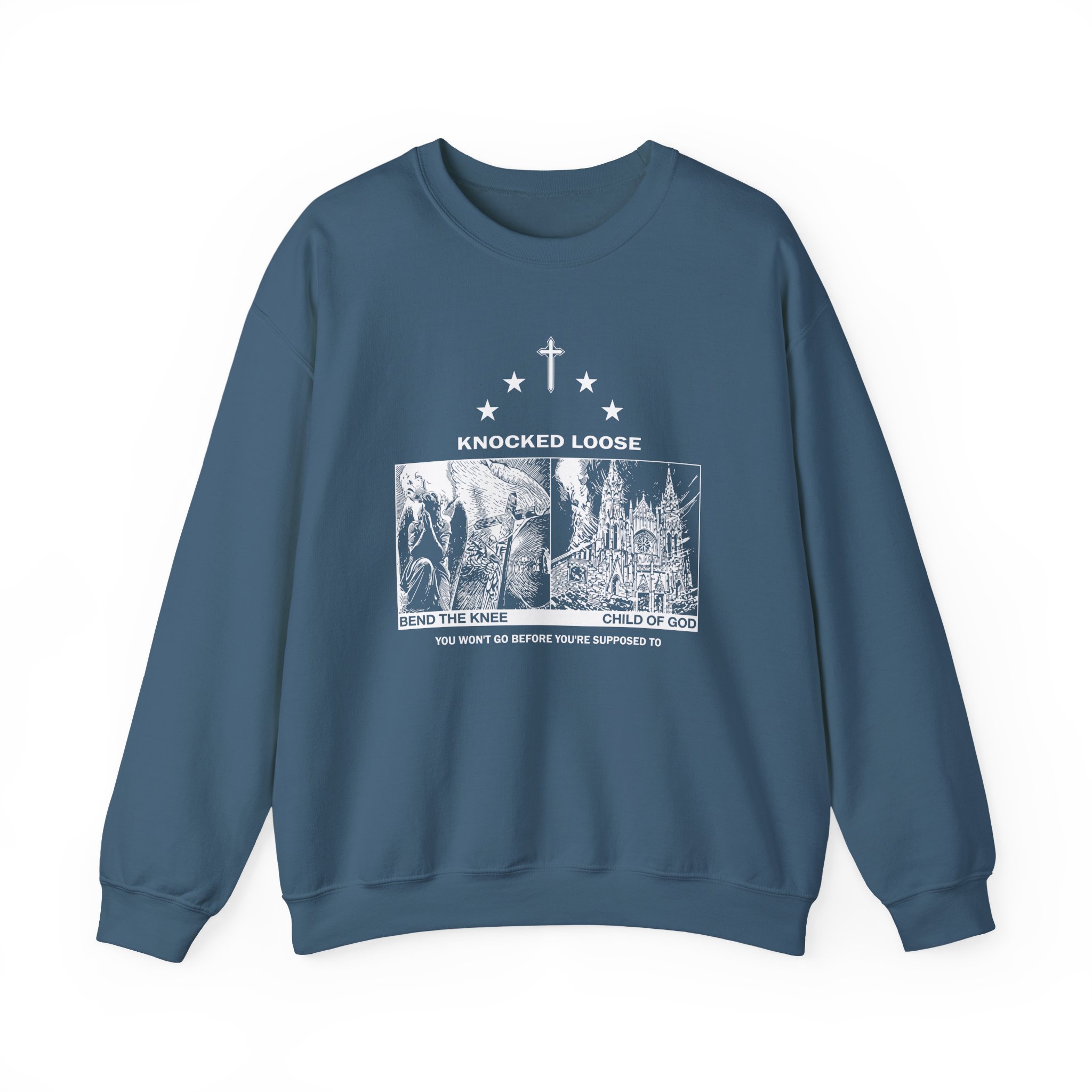 Knocked Loose Blinding Faith Royal Unisex Heavy Blend™ Crewneck Sweatshirt - Image 17