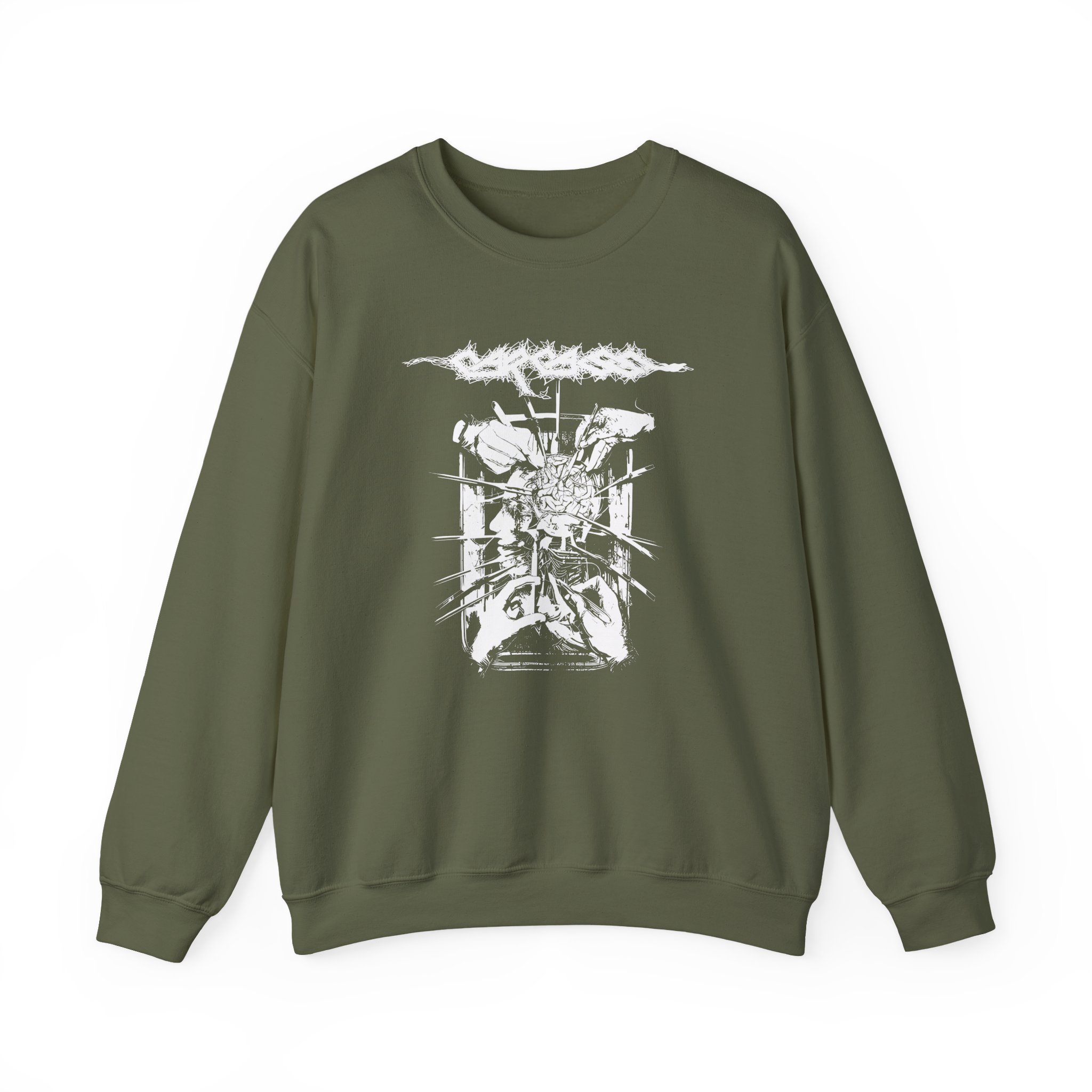 Carcass Rotten to the Gore Unisex Heavy Blend™ Crewneck Sweatshirt - Image 7