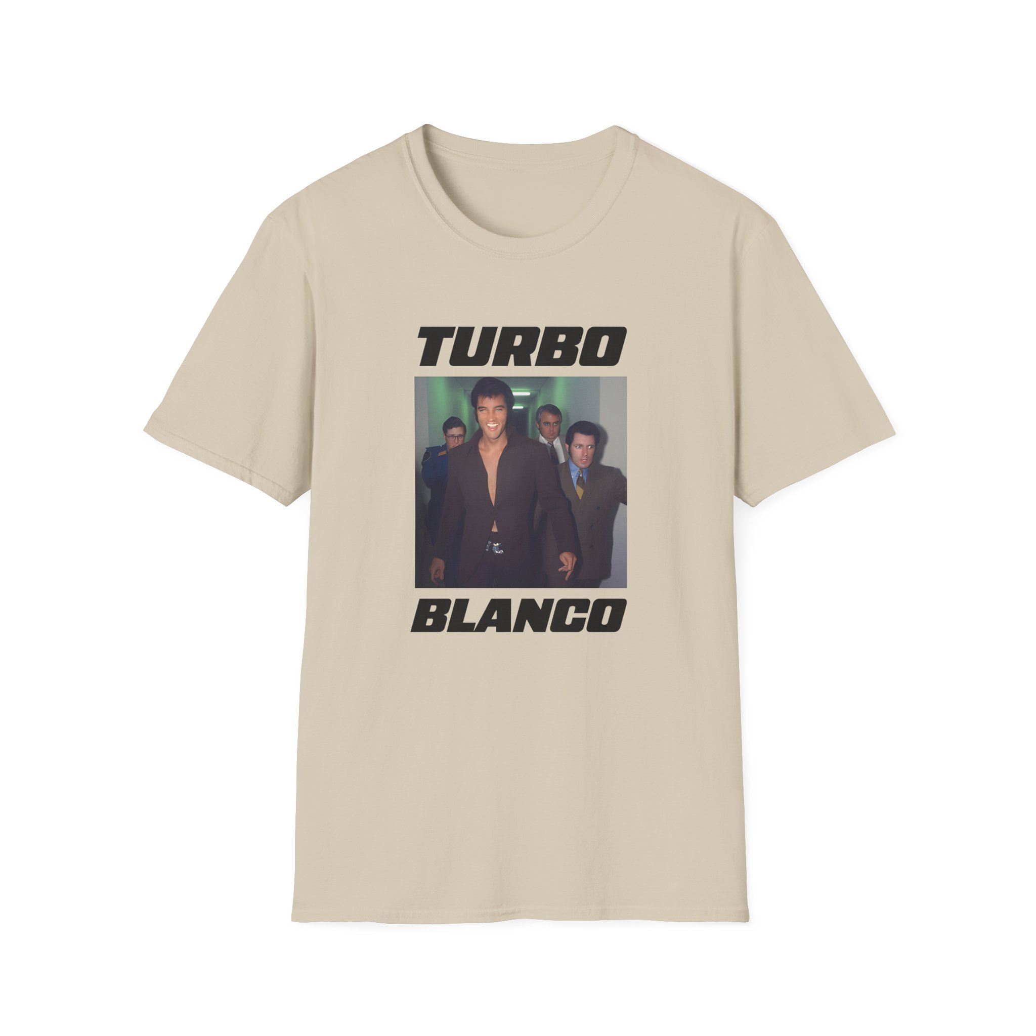 Chris Lorenzo Turbo Blanco Unisex Softstyle T-shirt - Image 3
