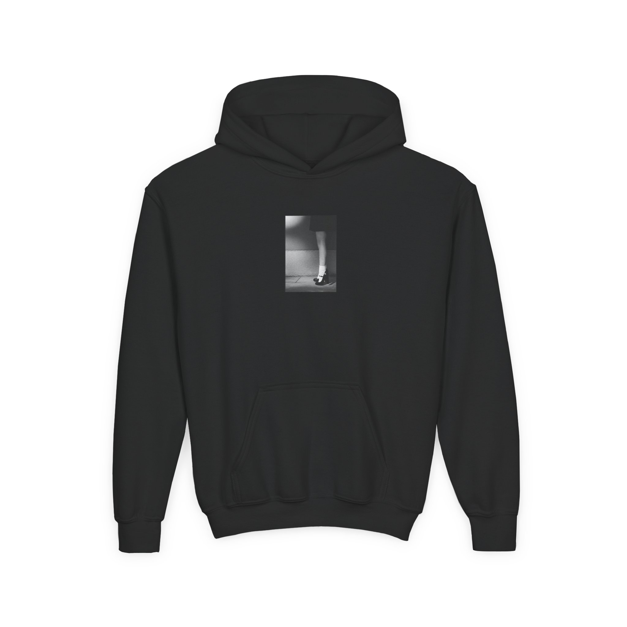 AG petal in the pavement Youth Heavy Blend Hooded Sweatshirt - Image 3