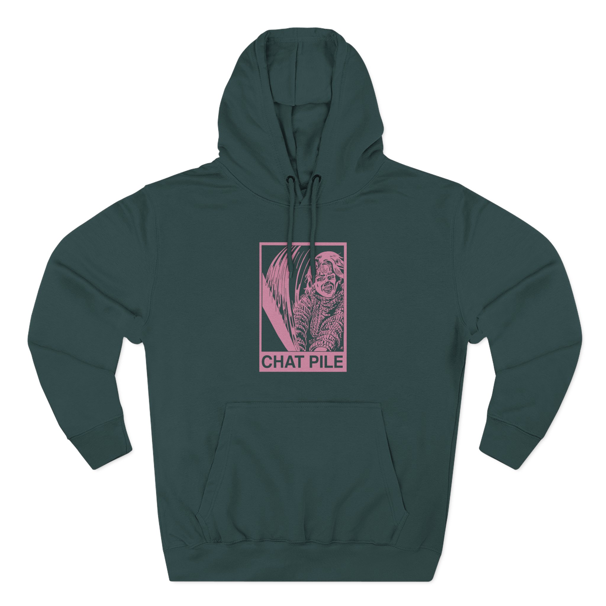 Chat Pile Pamela Three-Panel Fleece Hoodie - Image 5