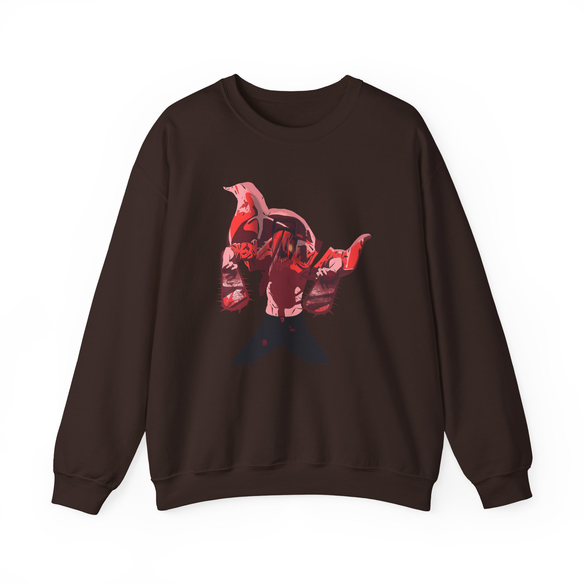 Chainsaw Man X Dim Mak Horror Unisex Heavy Blend™ Crewneck Sweatshirt - Image 3