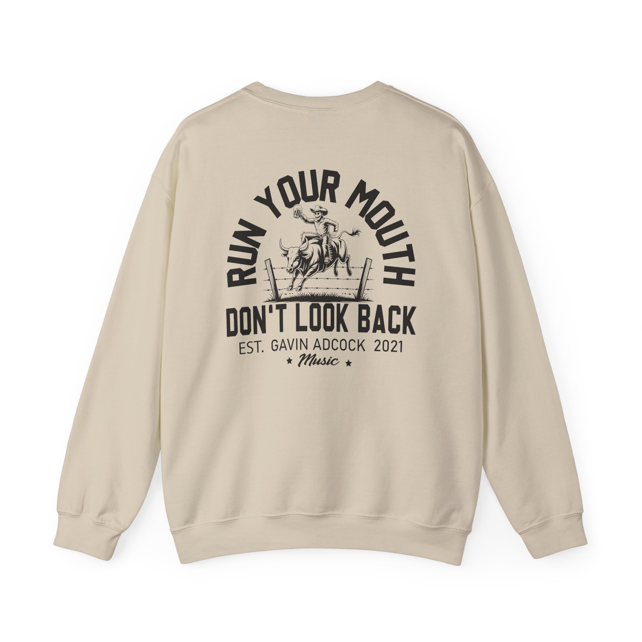 Gavin Adcock Run Your Mouth Unisex Heavy Blend™ Crewneck Sweatshirt - Image 6