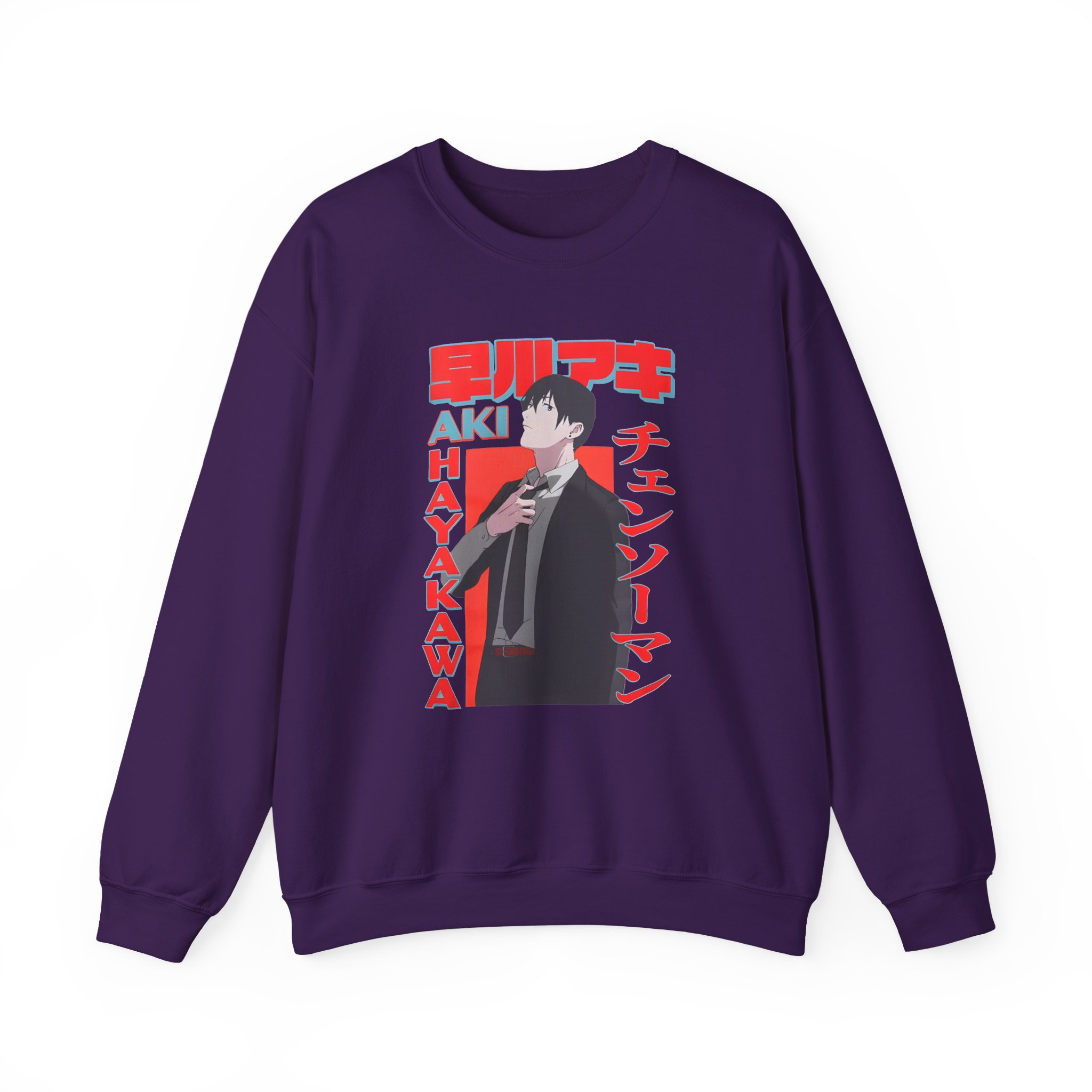 Chainsaw Man Aki Name Unisex Heavy Blend™ Crewneck Sweatshirt - Image 11