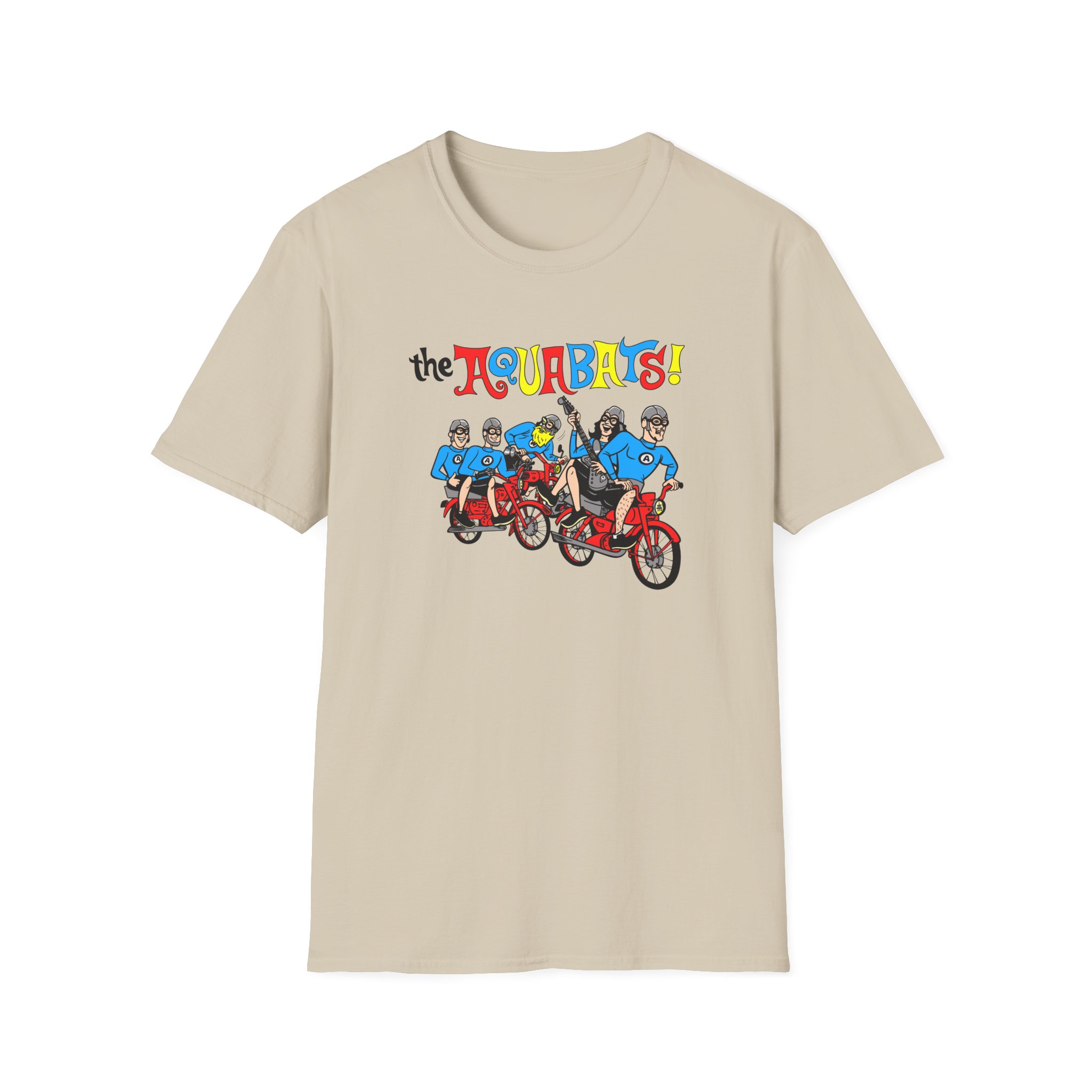 The Aquabats on a Bike! Unisex Softstyle T-Shirt - Image 3
