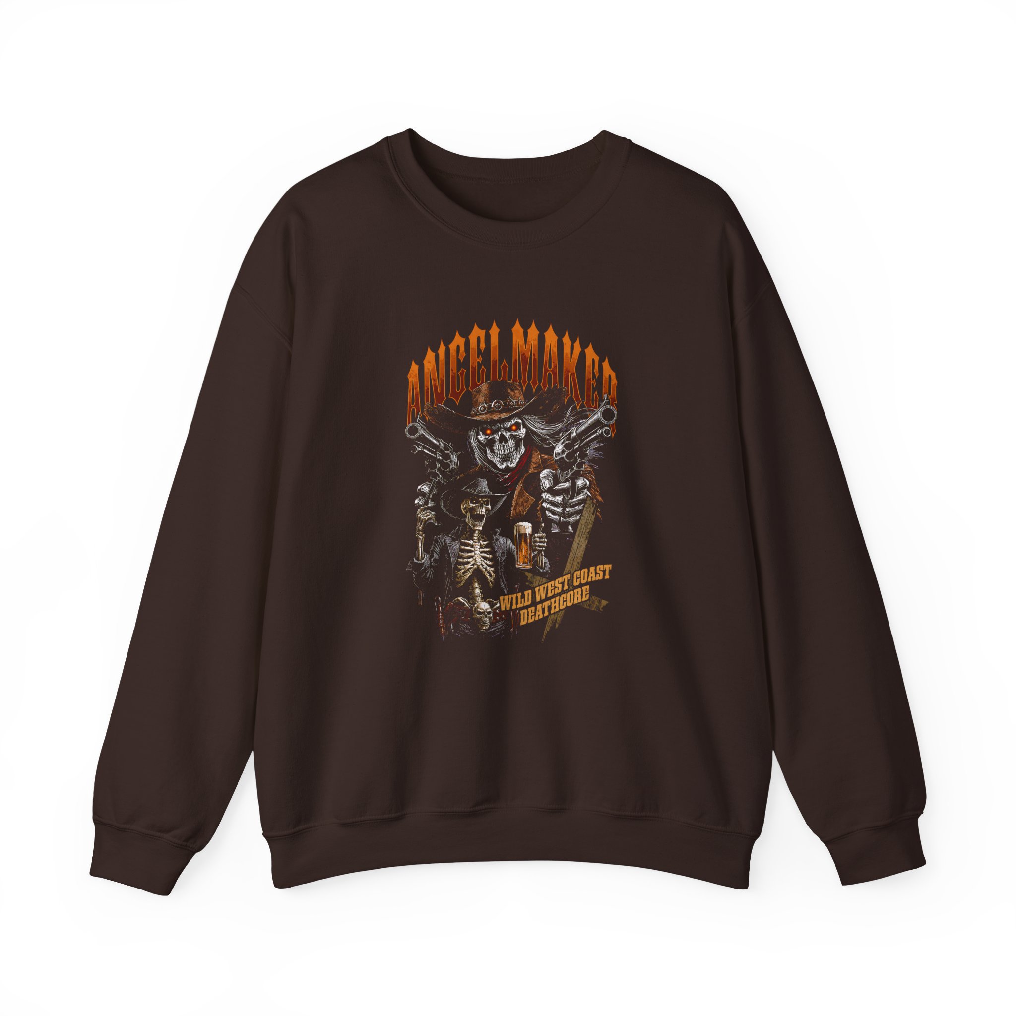 Angelmaker Wild West Coast Dye Unisex Heavy Blend™ Crewneck Sweatshirt - Image 3