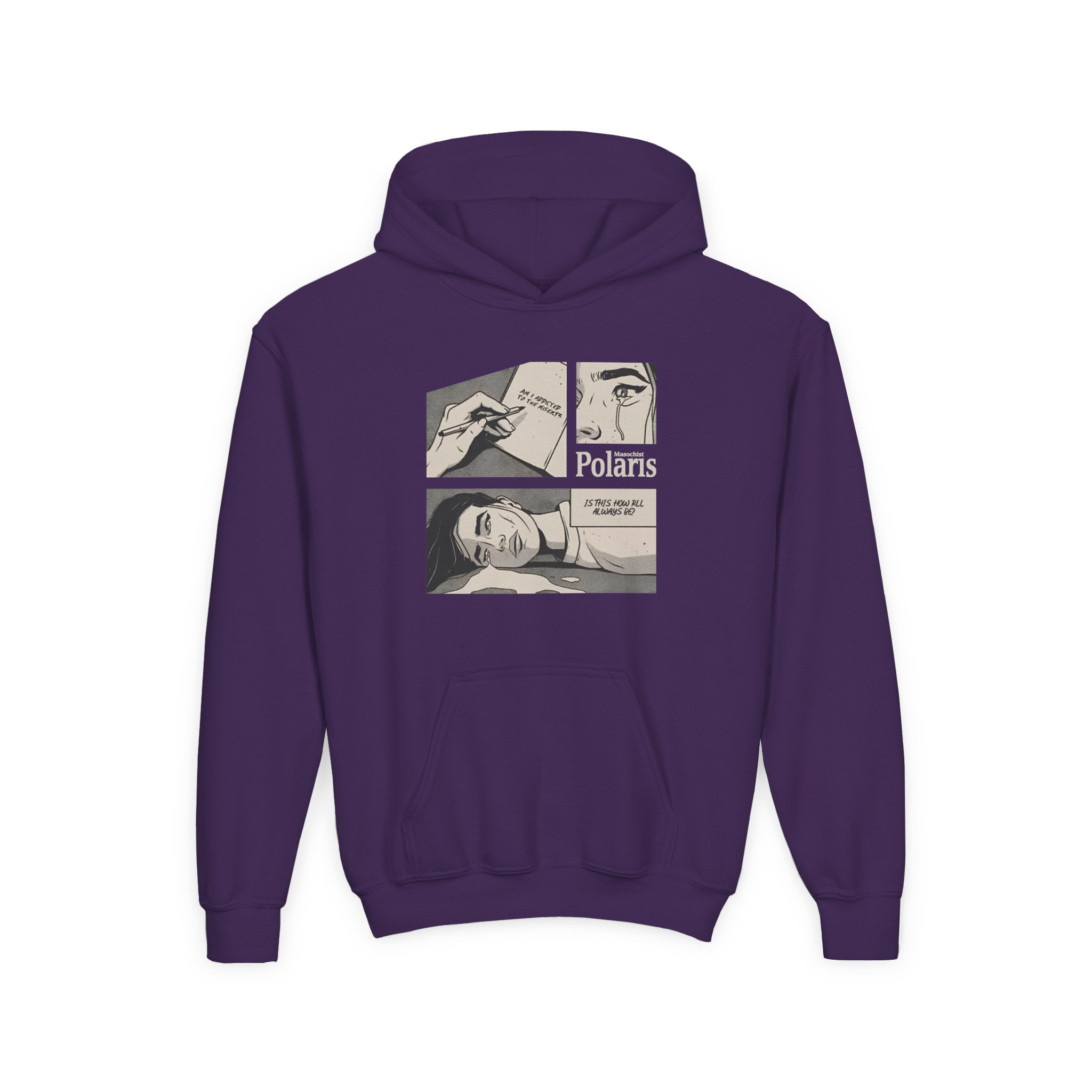 Polaris Comic Youth Heavy Blend Hooded Sweatshirt - Image 5