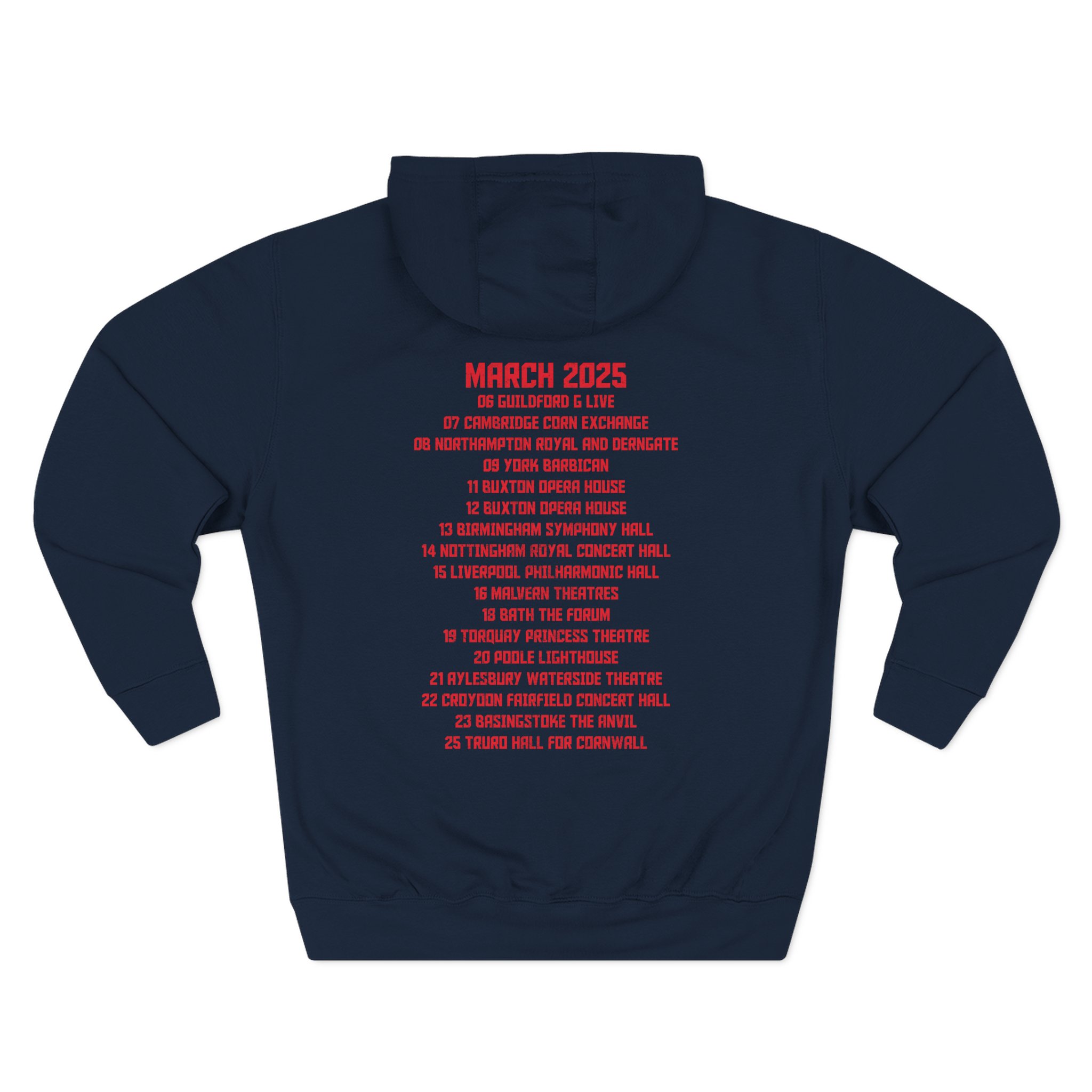 Levellers 2025 March We the Collective Tour Three-Panel Fleece Hoodie - Image 10