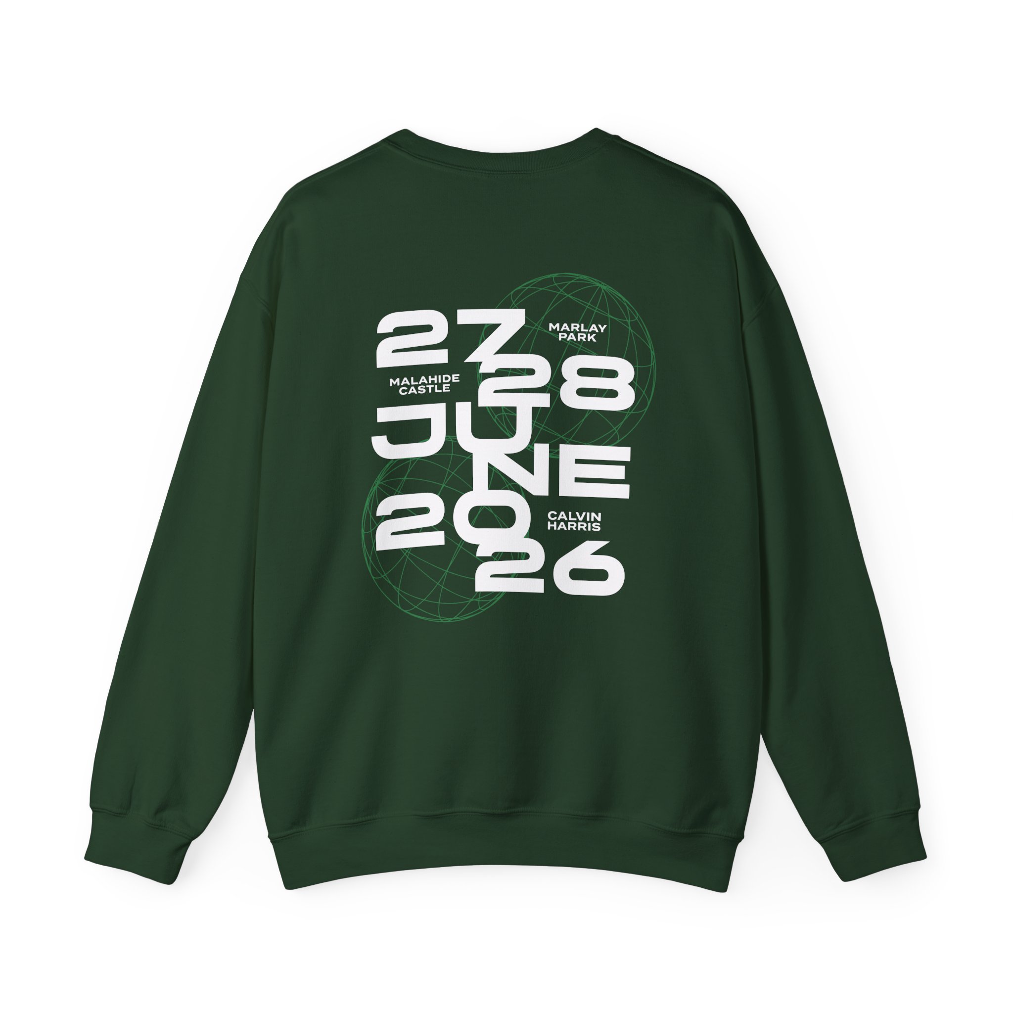 Calvin Harris Wireframe Marlay Park Unisex Heavy Blend™ Crewneck Sweatshirt - Image 8