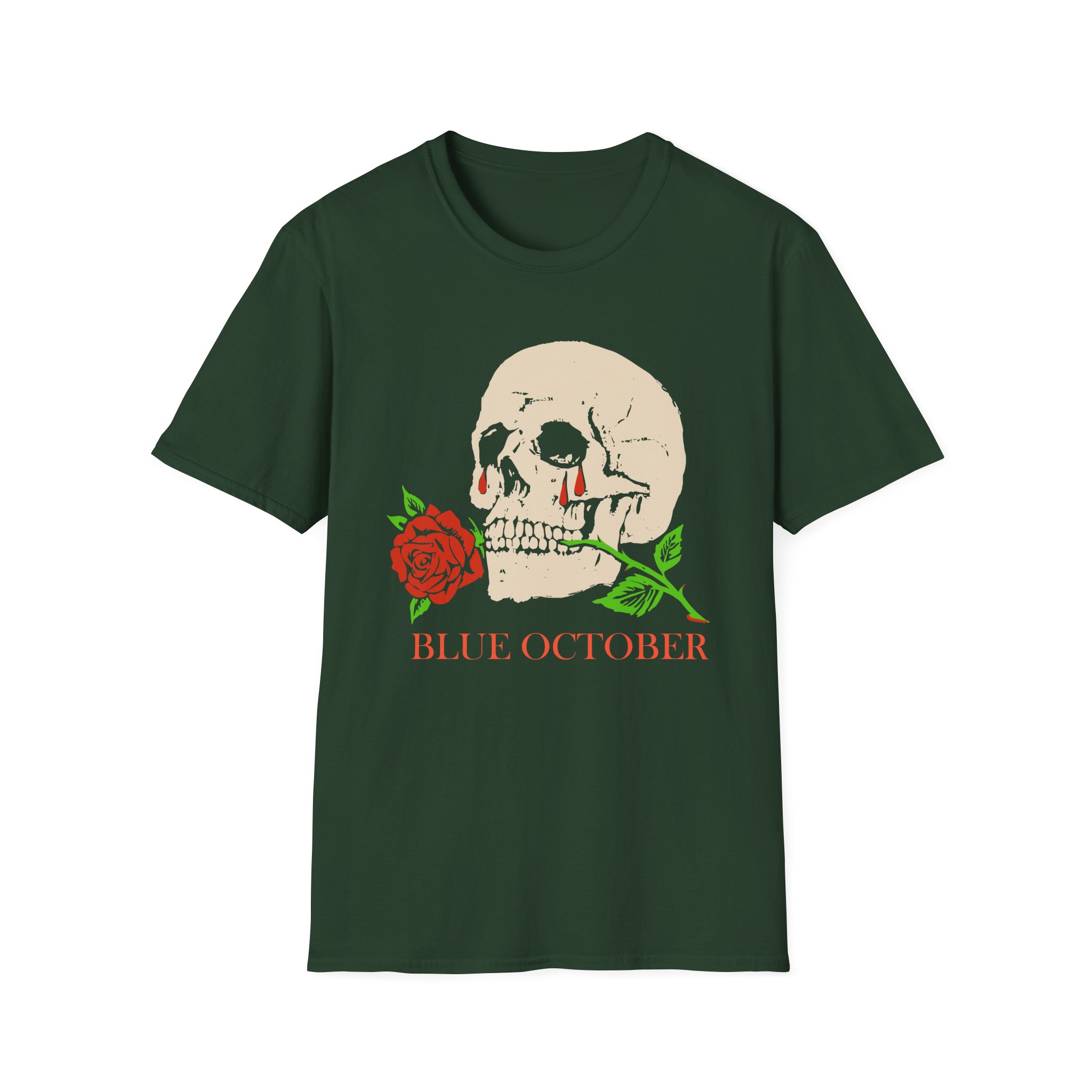 Blue October Where Did You Go Unisex Softstyle T-Shirt - Image 5