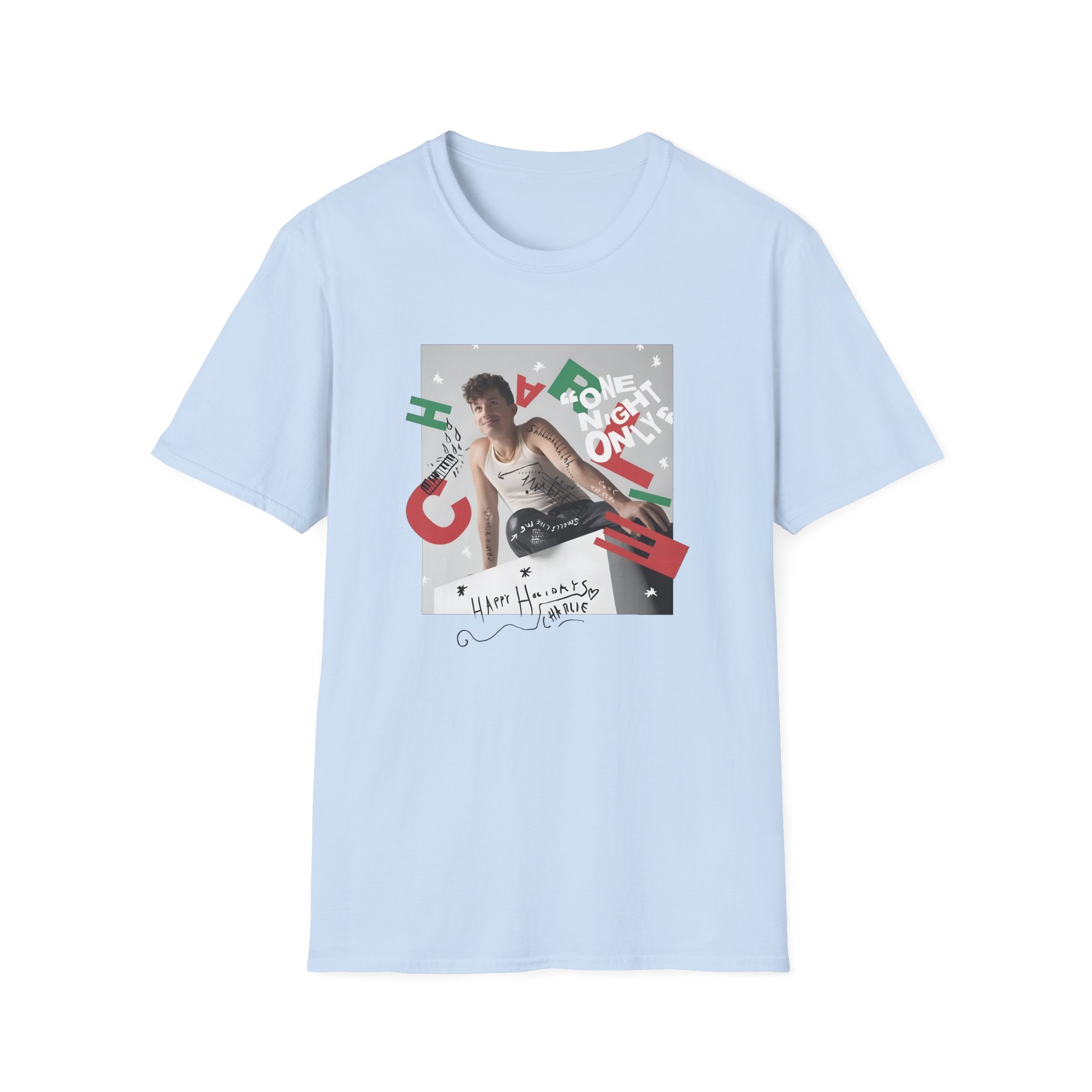 Charlie Puth Unisex Softstyle T-Shirt - Image 11
