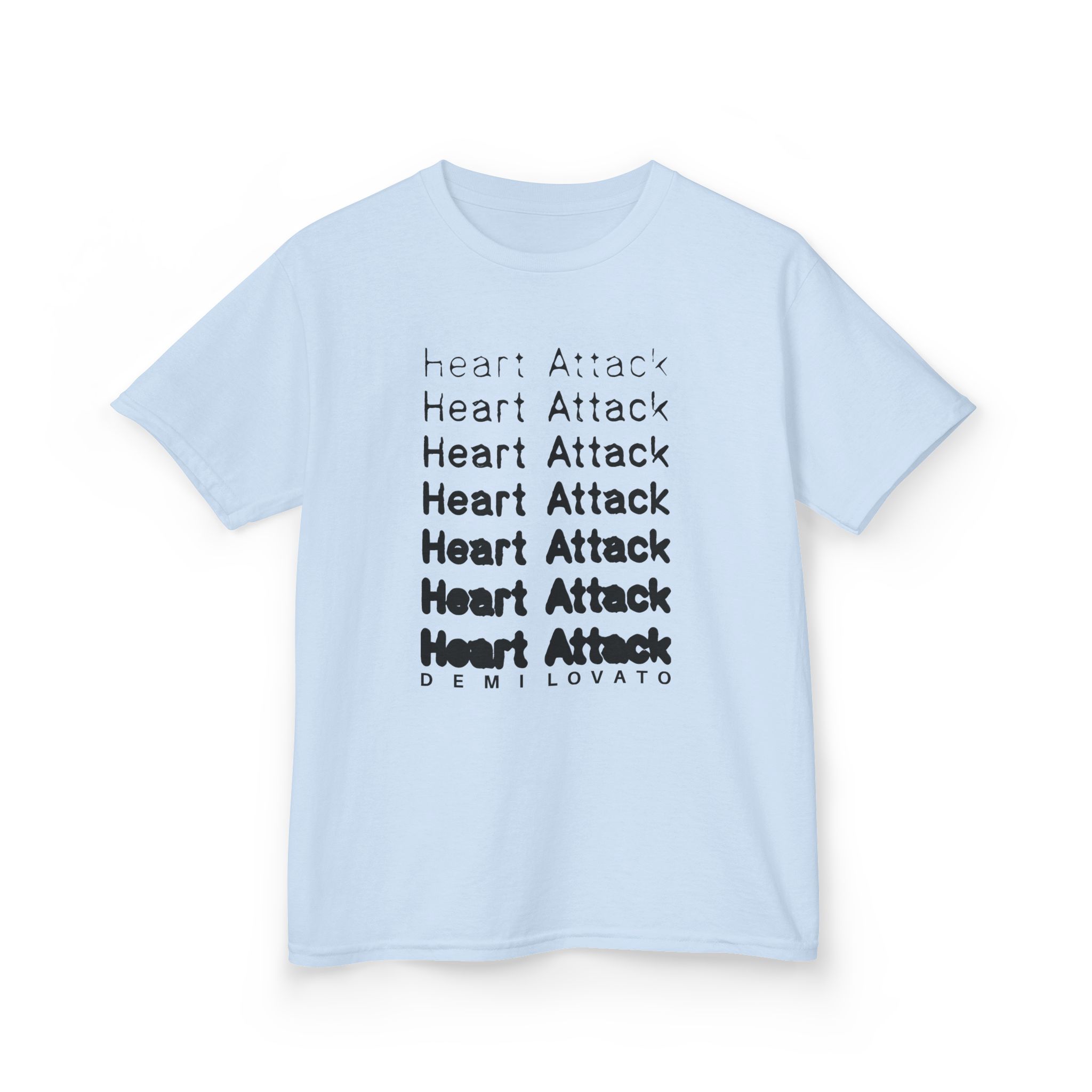 D L Heart Attack Anniversary Kids Heavy Cotton™ Tee - Image 5