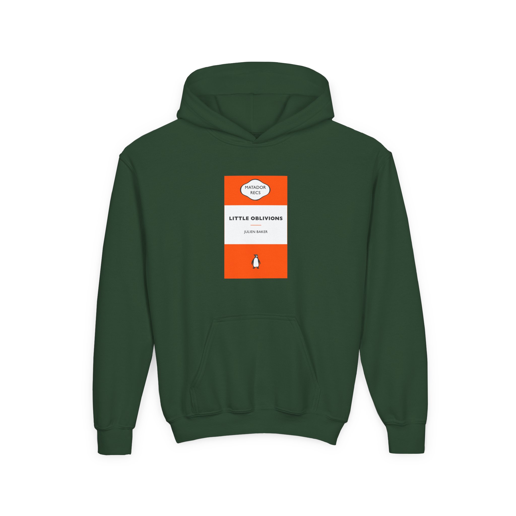 Julien Baker Book Cover Youth Heavy Blend Hooded Sweatshirt - Image 5
