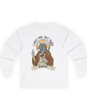 Dropout  Rat Jesus Unisex Ultra Cotton Long Sleeve Tee
