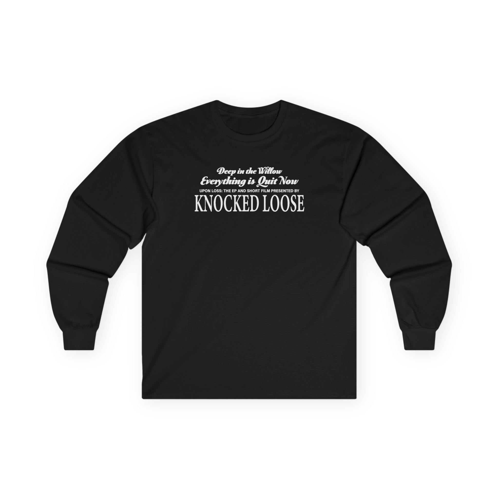 Knocked Loose Death Against Us Unisex Ultra Cotton Long Sleeve Tee