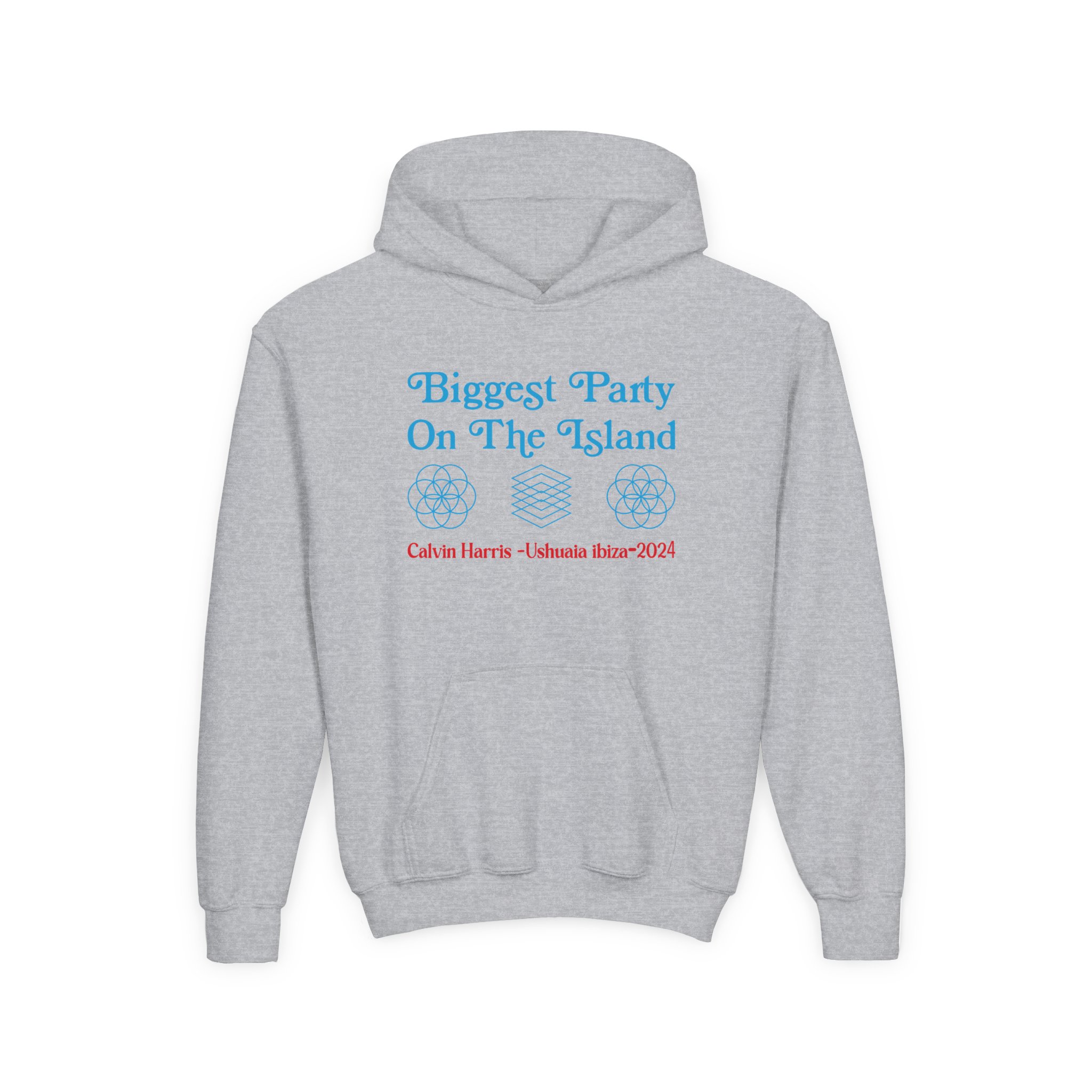 Youth Calvin Harris Ushuaia Higher Level Heavy Blend Hooded Sweatshirt - Image 5
