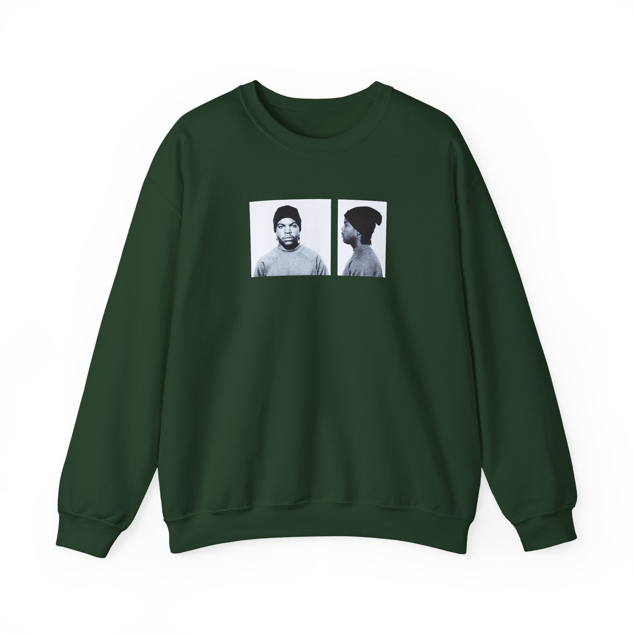 Ice Cube Mug Shot Unisex Heavy Blend™ Crewneck Sweatshirt - Image 9
