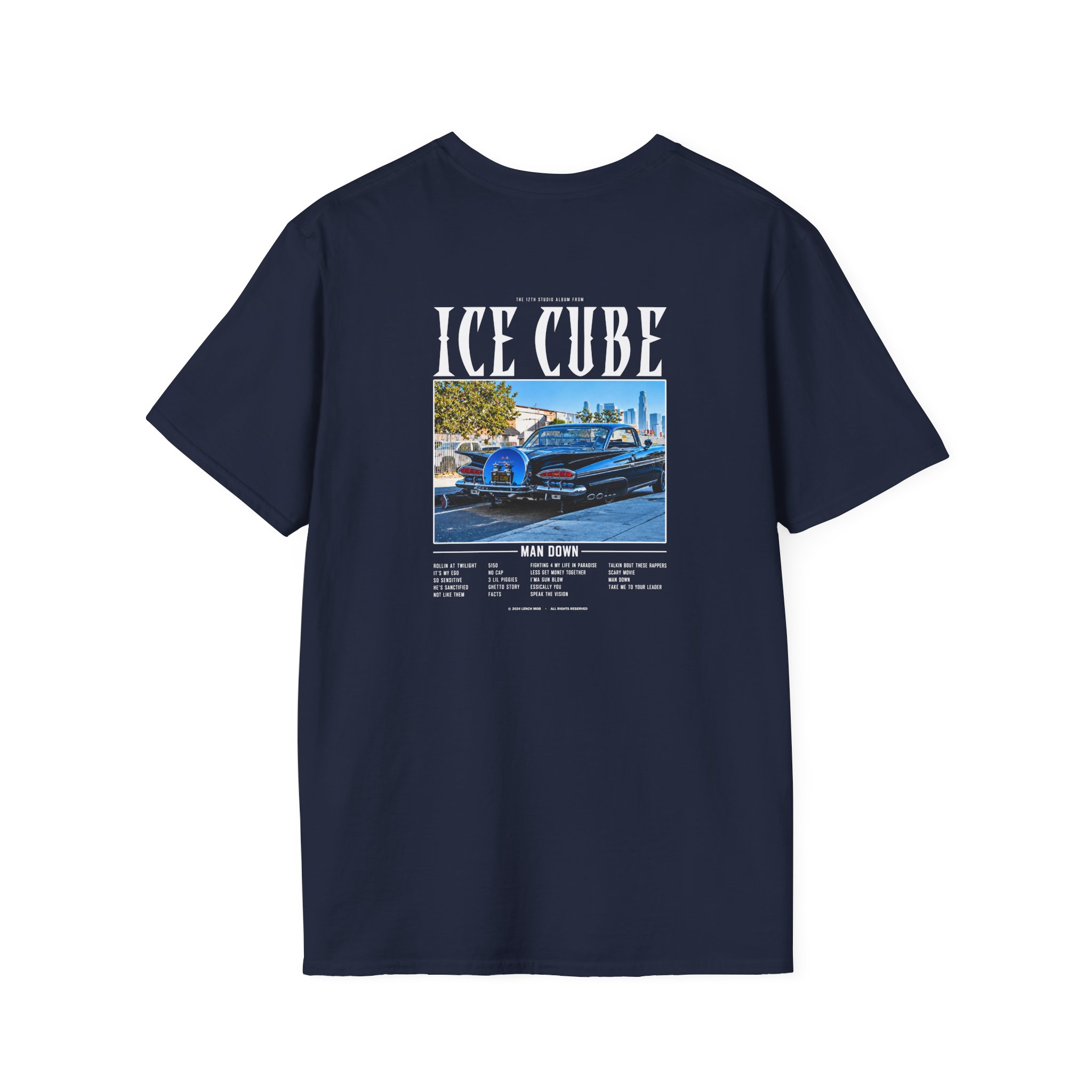 Ice Cube Man Down Street Unisex Softstyle T-Shirt - Image 18