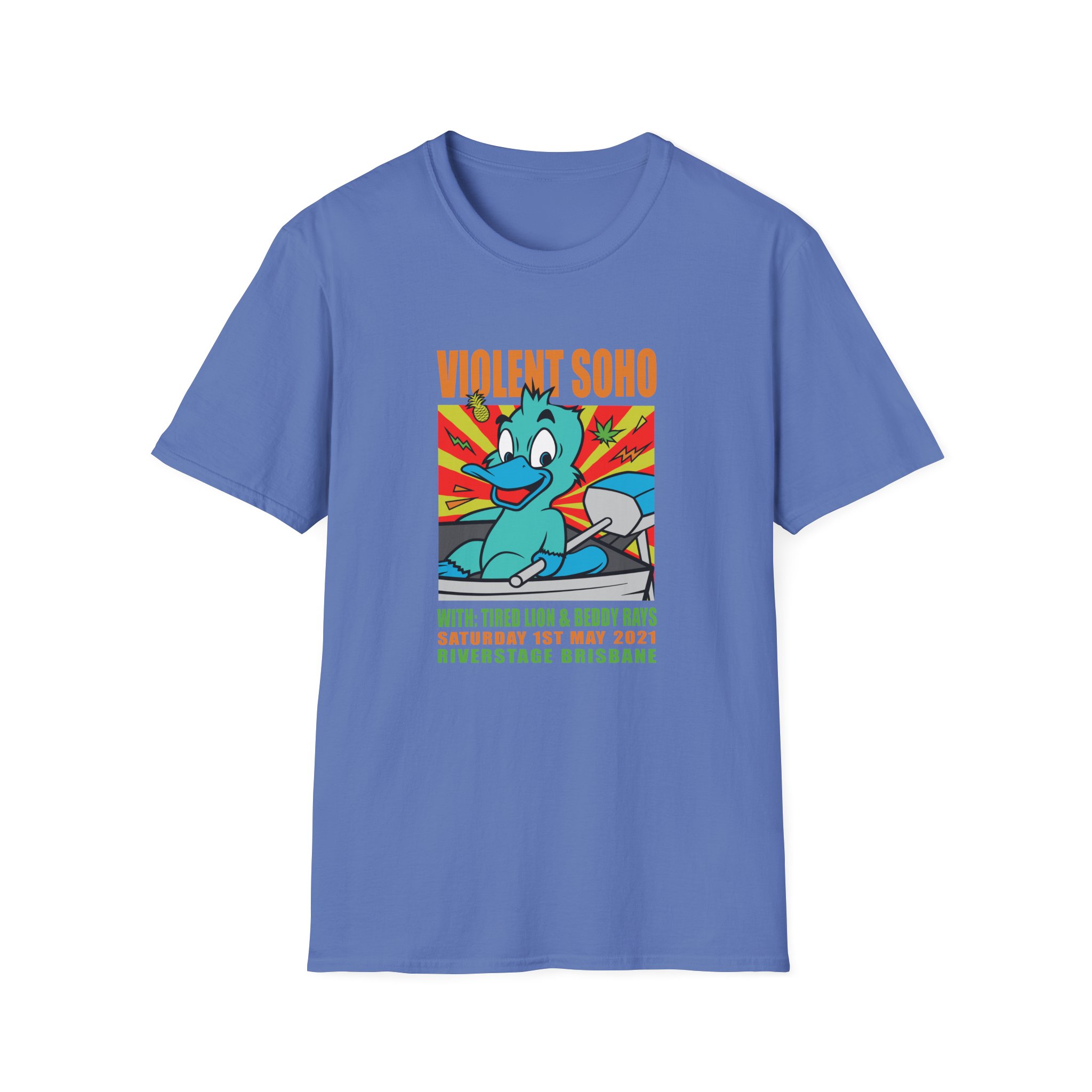 Violent Soho Event Poster Unisex Softstyle T-Shirt - Image 17