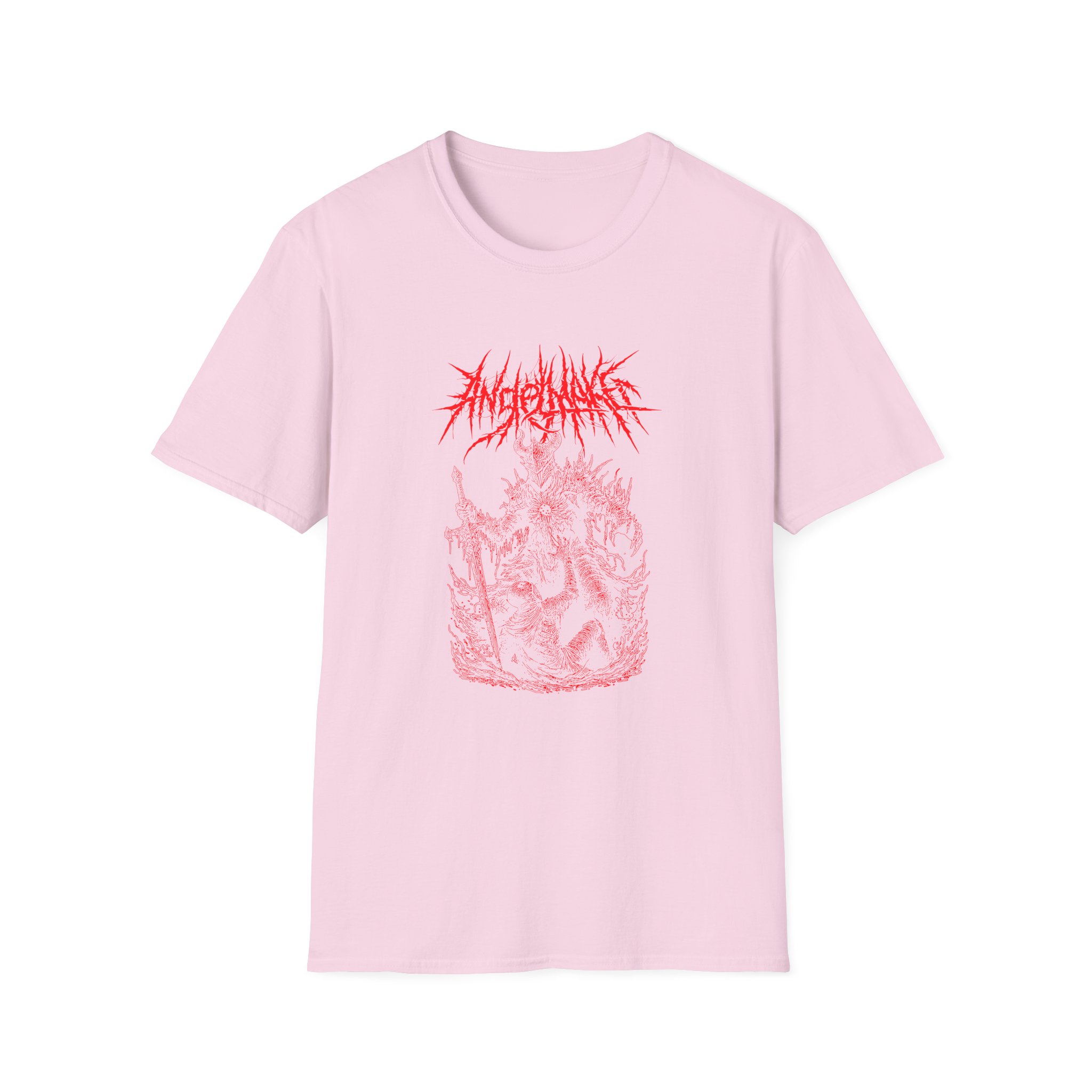 Angelmaker Death Knight Unisex Softstyle T-Shirt - Image 11