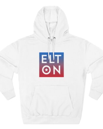 Ej Farewell Elton Gradient Three-Panel Fleece Hoodie