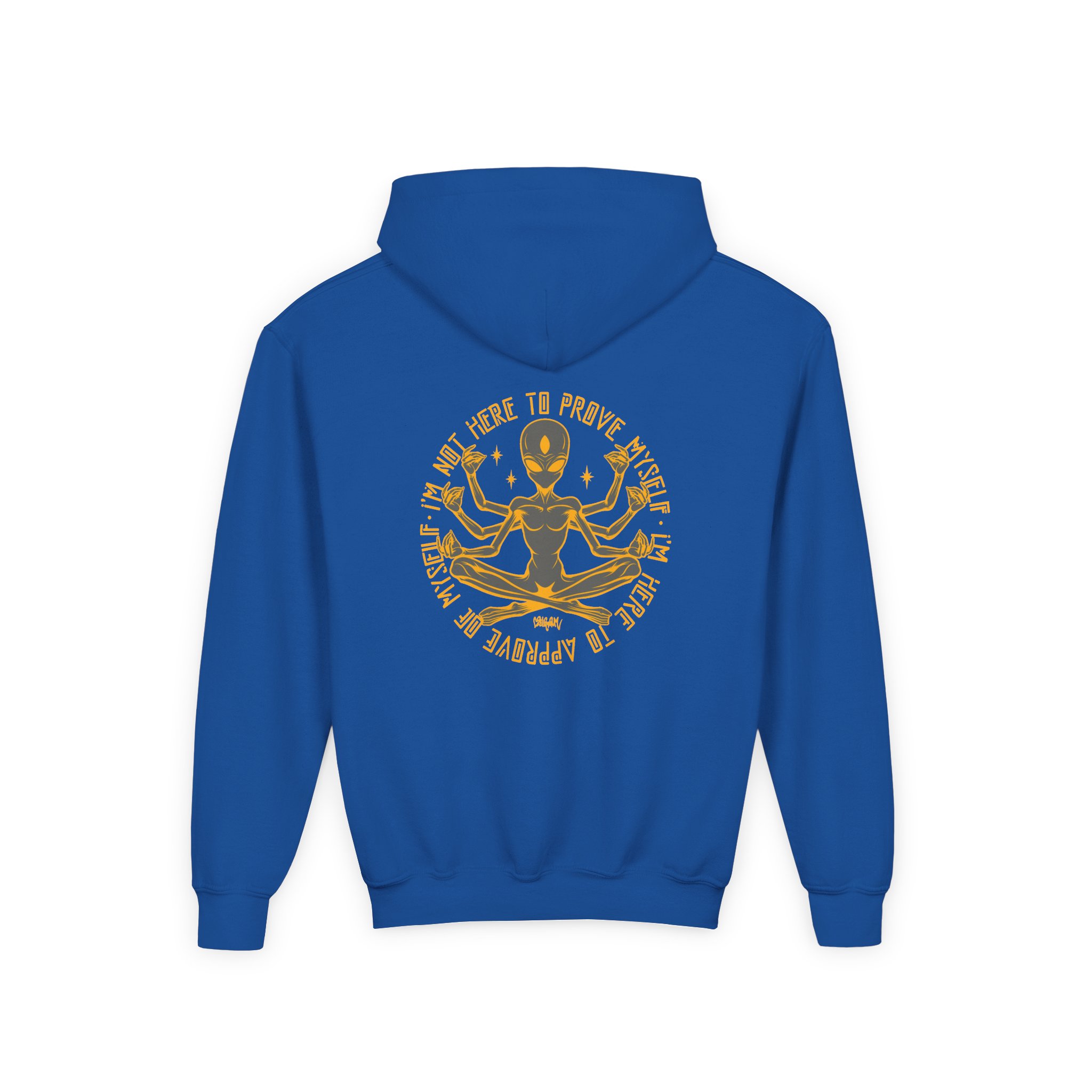 Lsdream Cosmic Upgrade Youth Heavy Blend Hooded Sweatshirt - Image 12