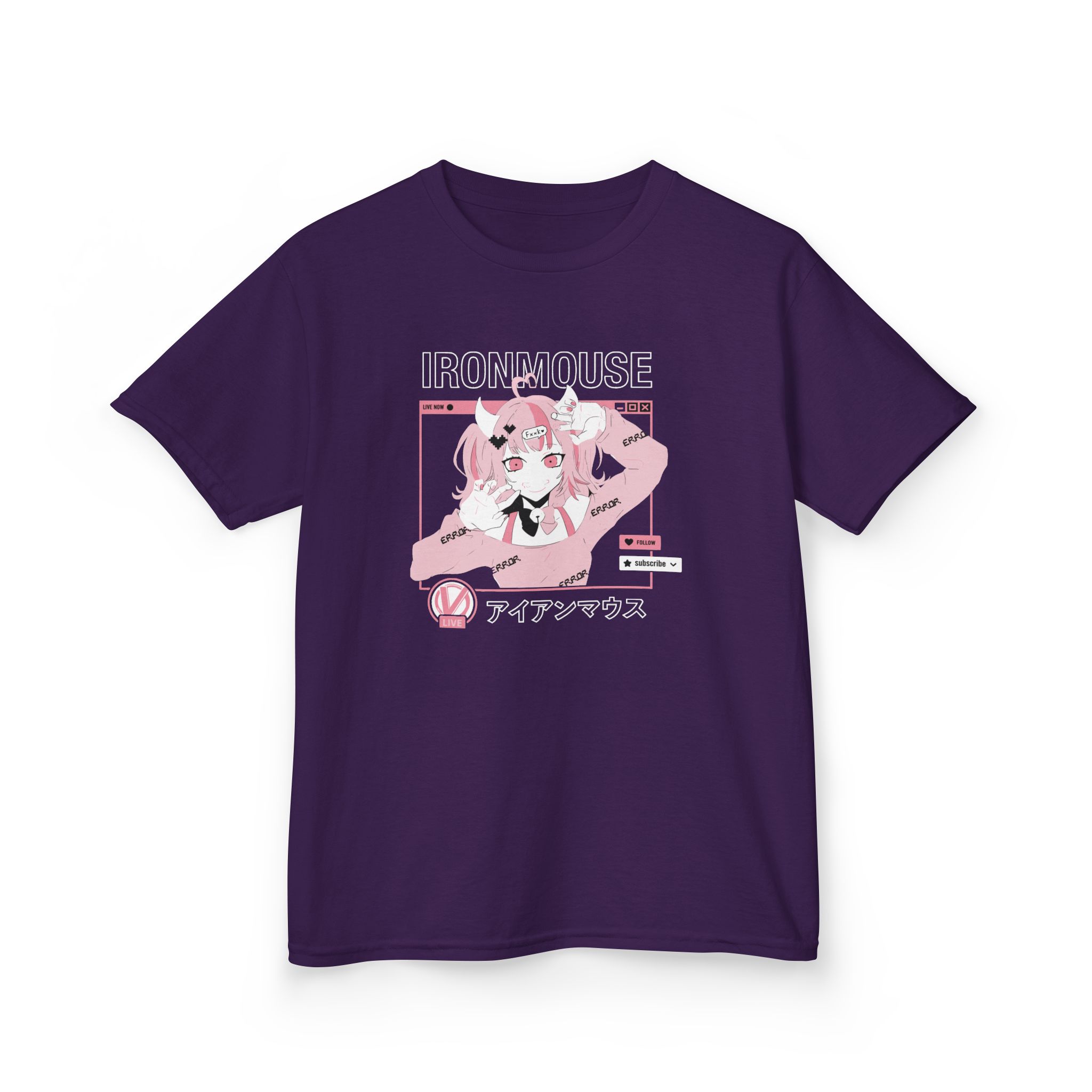 Ironmouse Live Kids Heavy Cotton™ Tee - Image 7