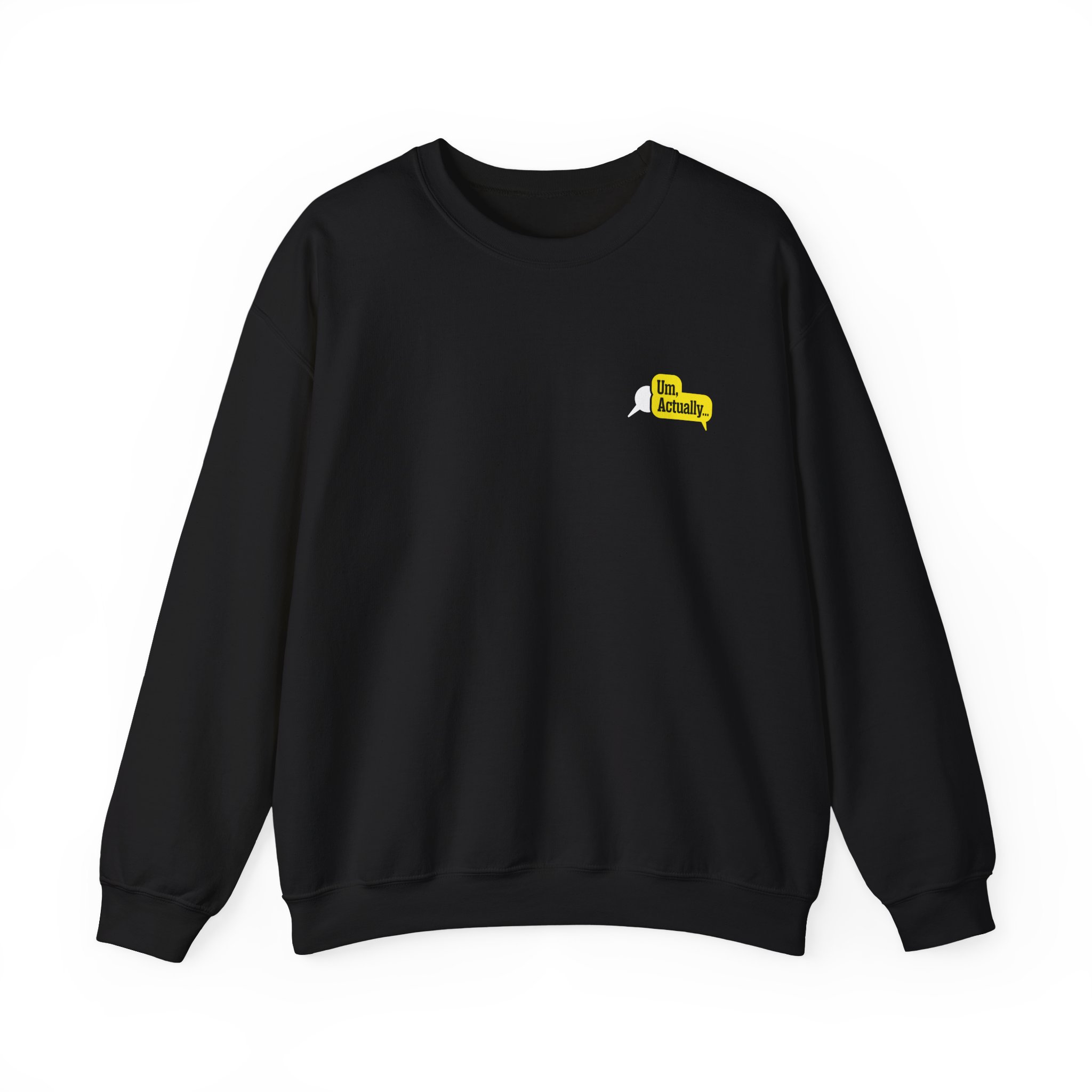 Dropout Um, Actually Fact Checker Unisex Heavy Blend™ Crewneck Sweatshirt