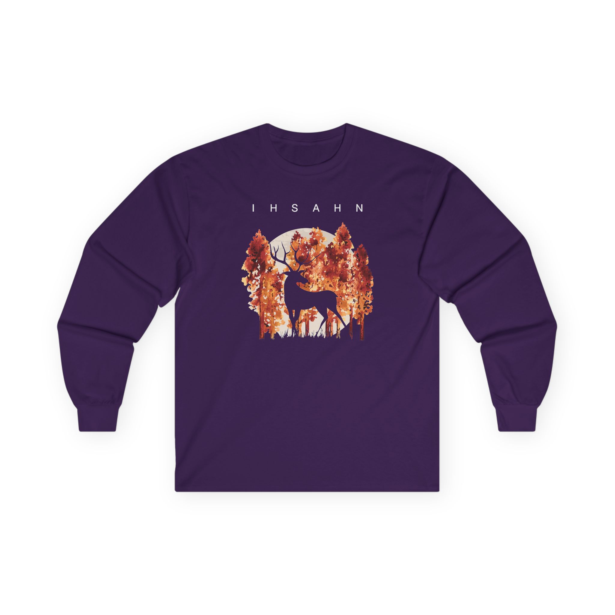 Ihsahn Silhouette Unisex Ultra Cotton Long Sleeve Tee - Image 9