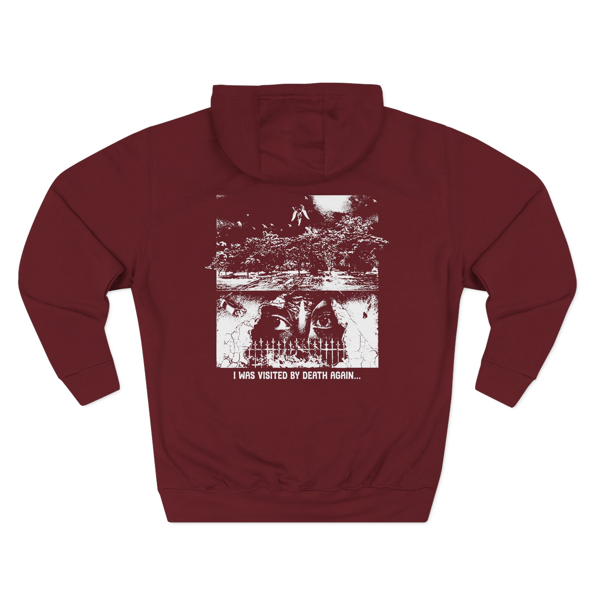 Knocked Loose Death Against Us Three-Panel Fleece Hoodie - Image 14