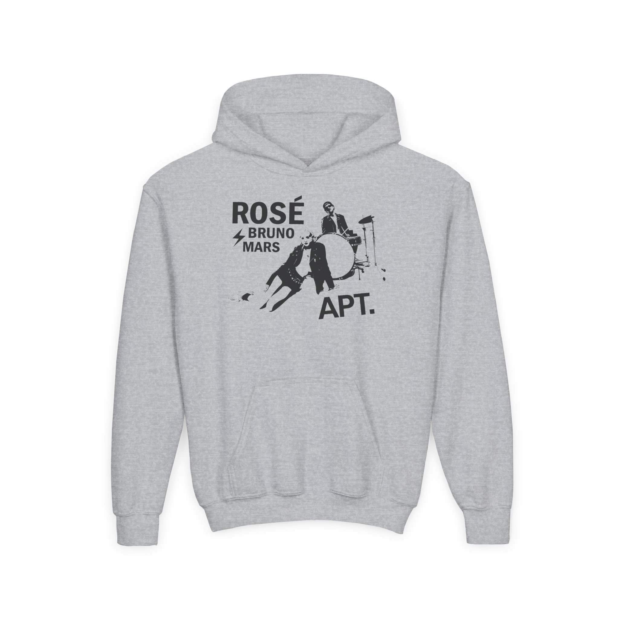Bruno Mars Apt Youth Heavy Blend Hooded Sweatshirt - Image 3
