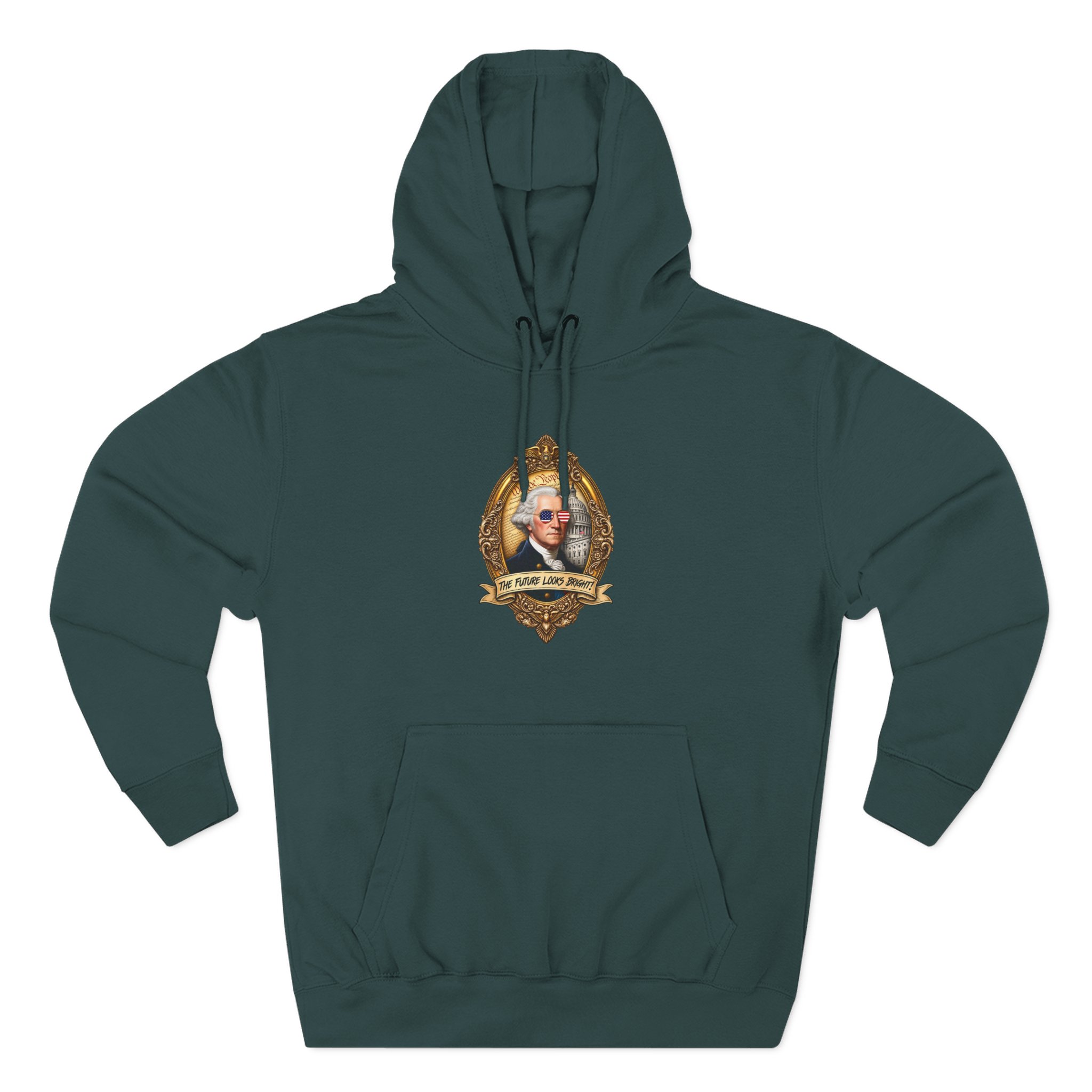 Valuetainment George Washington Three-Panel Fleece Hoodie - Image 7