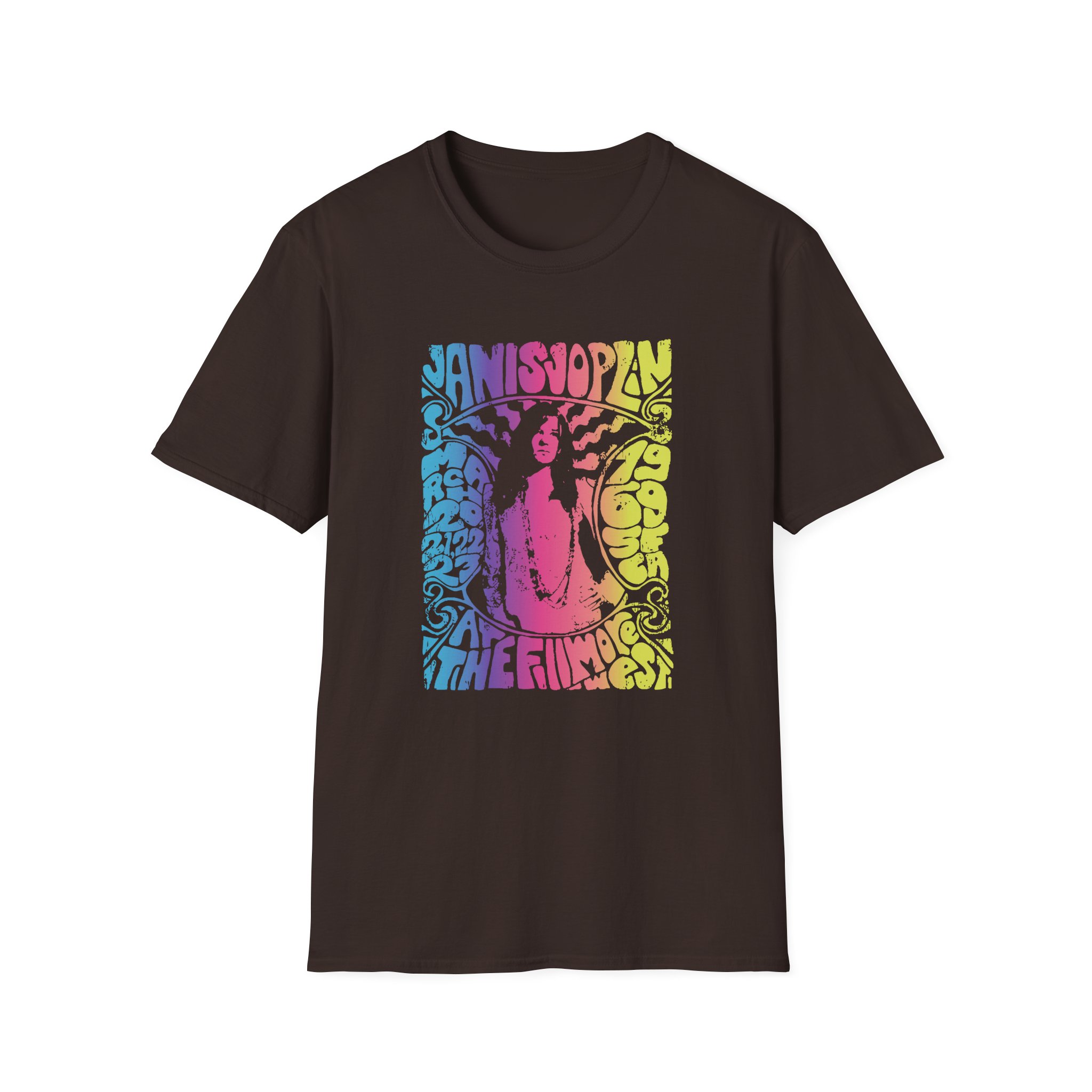 Janis Joplin at the Filmore Unisex Softstyle T-shirt - Image 3