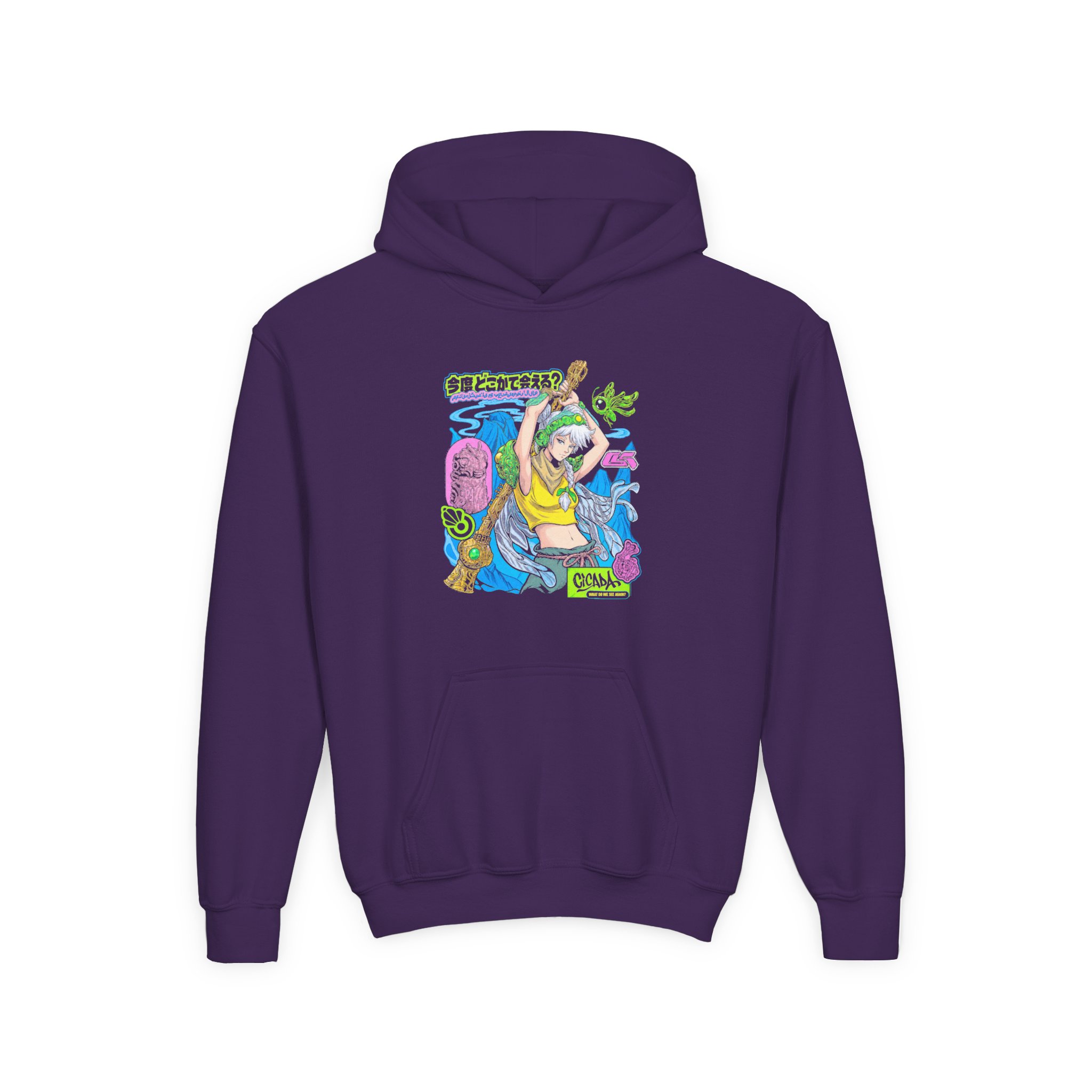 Good Kid Ada Youth Heavy Blend Hooded Sweatshirt - Image 5