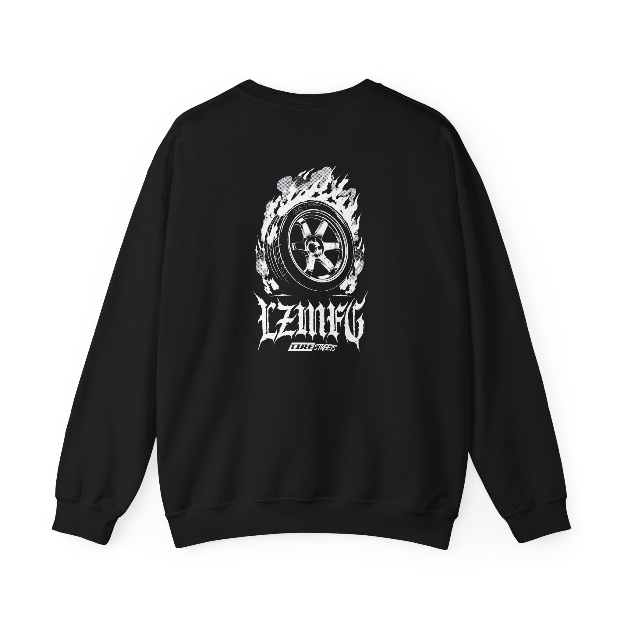 Adam LZ Tire Fire Unisex Heavy Blend™ Crewneck Sweatshirt - Image 2