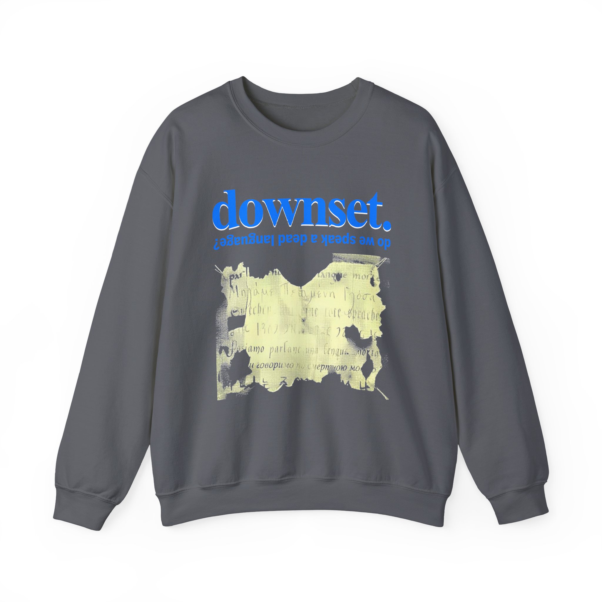 Downset Do We Speak A Dead Language Unisex Heavy Blend™ Crewneck Sweatshirt - Image 9