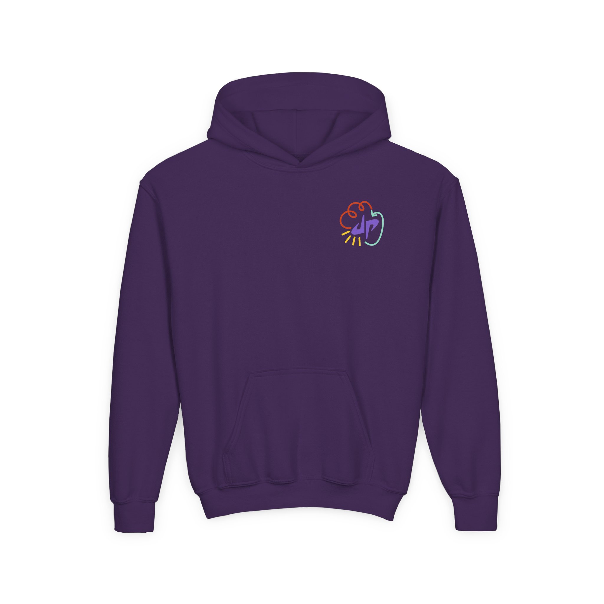 Dude Perfect Doodle Youth Heavy Blend Hooded Sweatshirt - Image 11