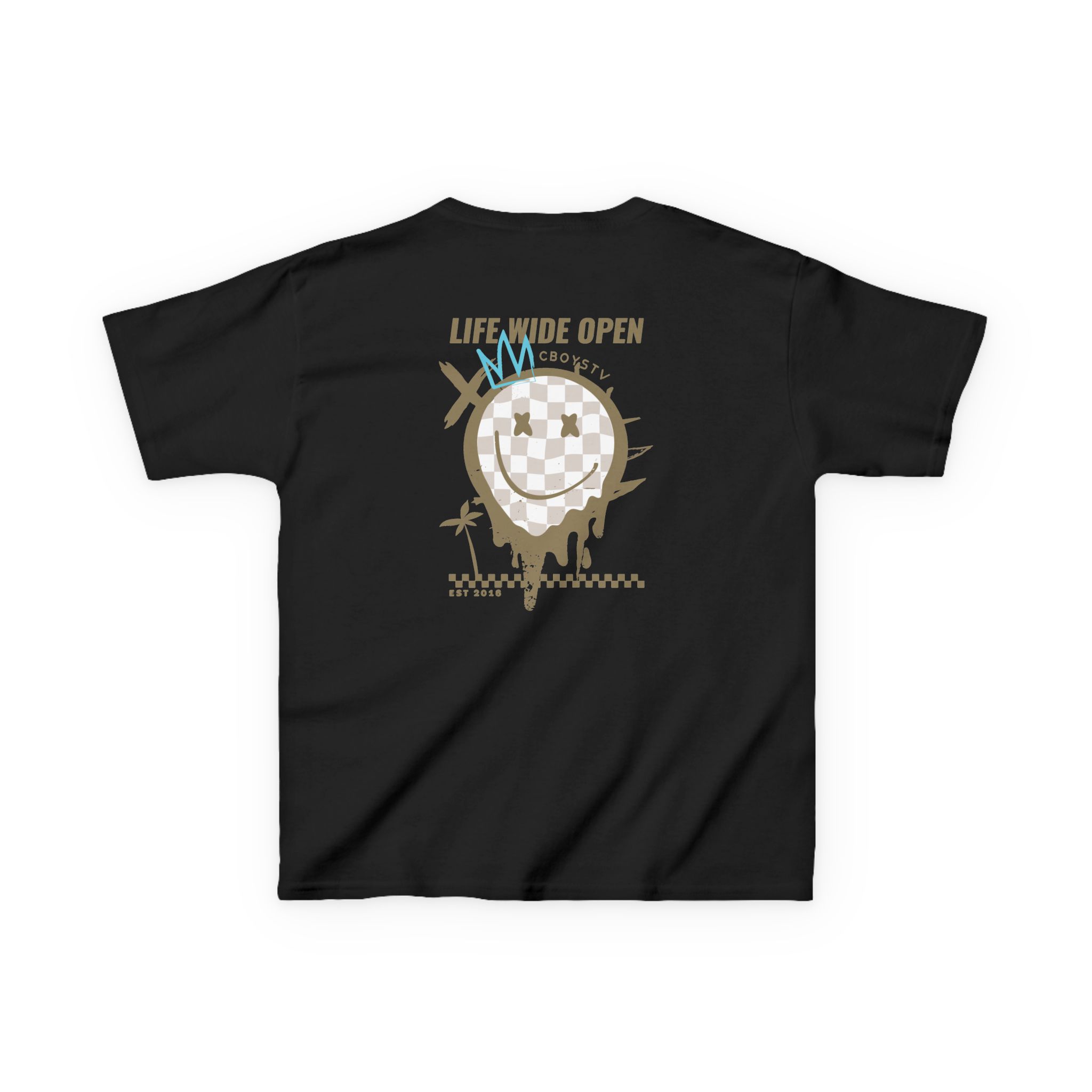 Kids Cboystv Tan Rockstar Heavy Cotton™ Tee - Image 2