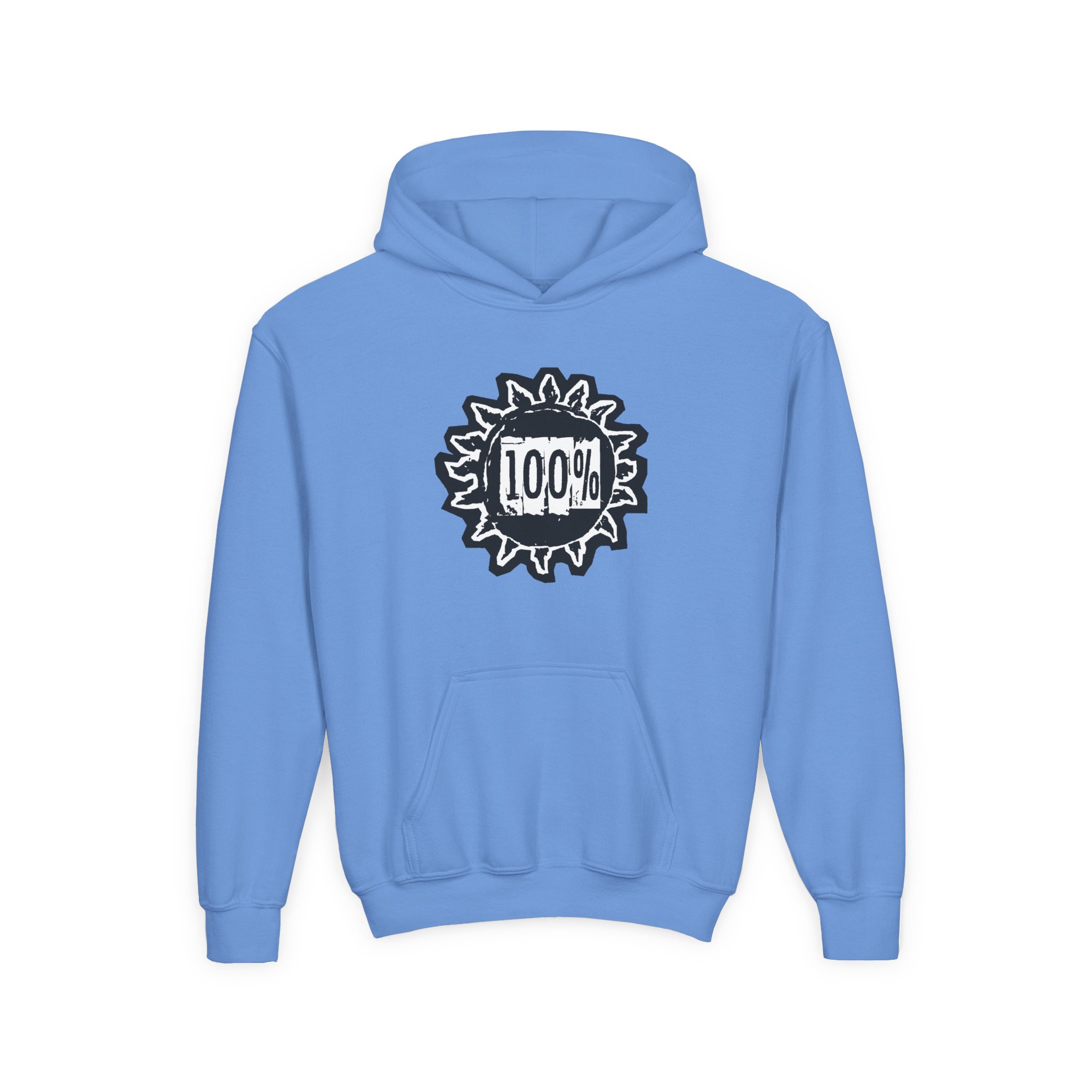 Levellers 100% to Artists Youth Heavy Blend Hooded Sweatshirt - Image 9