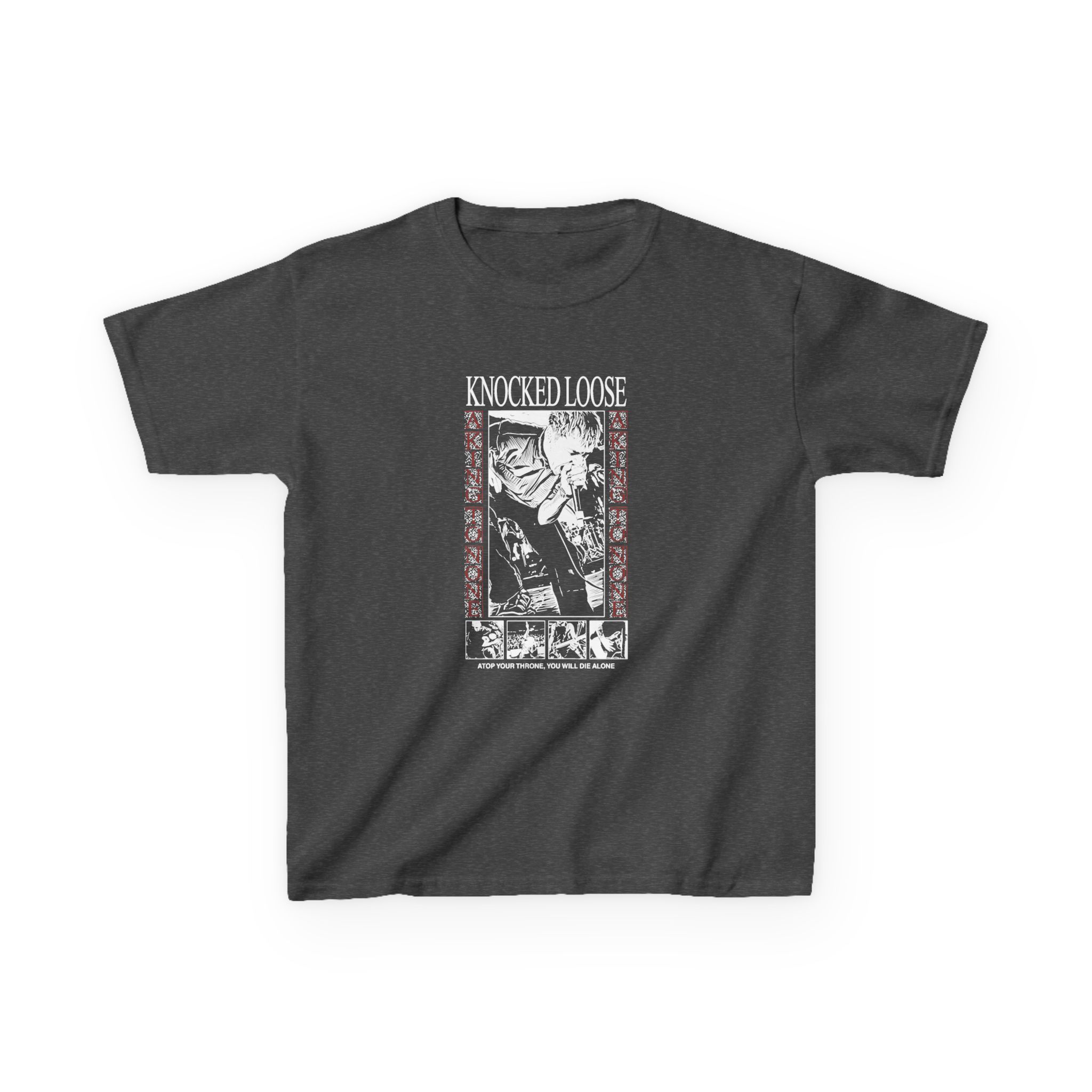 Knocked Loose Atop Your Throne Kids Heavy Cotton™ Tee - Image 5