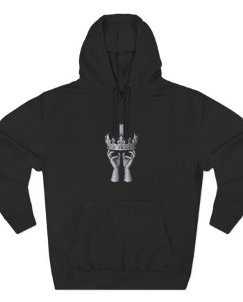 Mary J Blige Silver Crown Three-panel Fleece Hoodie