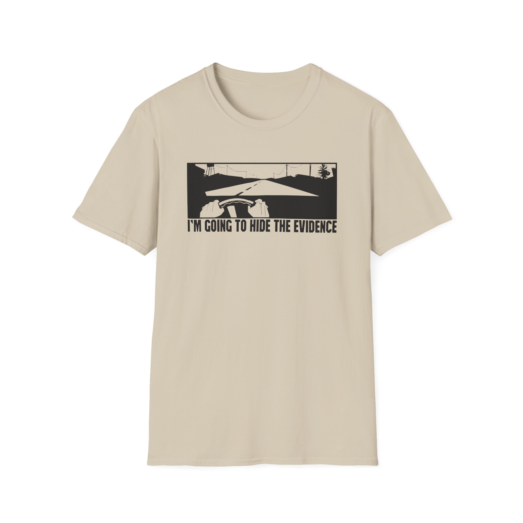 Shroud Hide The Evidence Unisex Softstyle T-Shirt - Image 3
