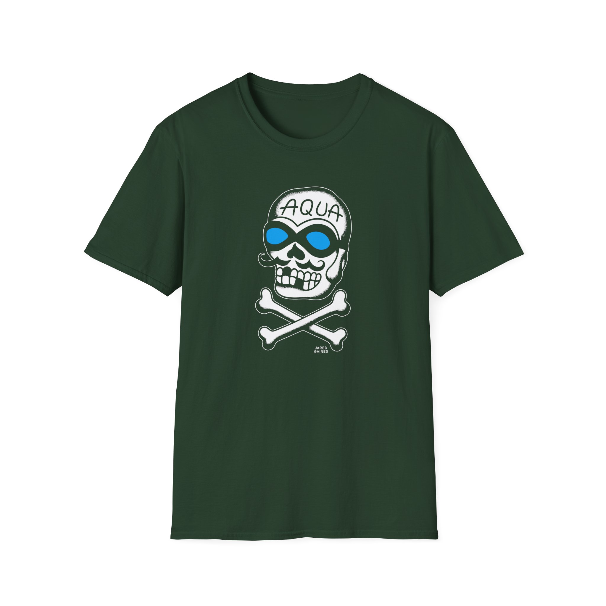 The Aquabats! * Jared Gaines AquaSkully! Unisex Softstyle T-Shirt - Image 9
