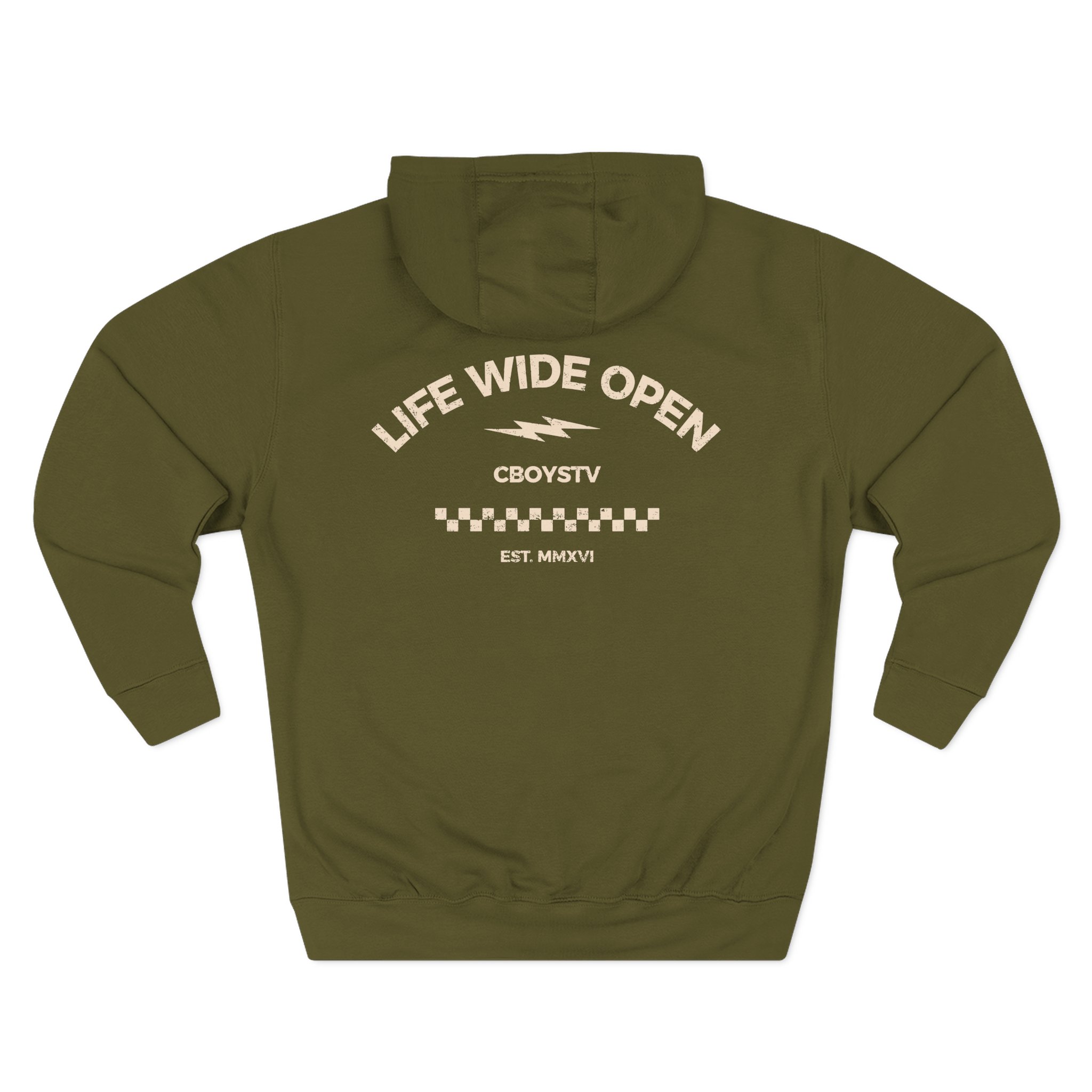 Cboystv Checkered Tournament Three-Panel Fleece Hoodie - Image 6