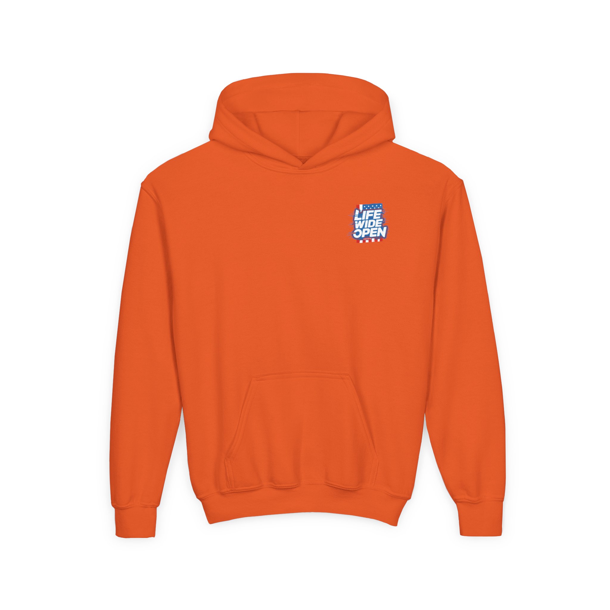 Cboystv Patriot Youth Heavy Blend Hooded Sweatshirt - Image 3
