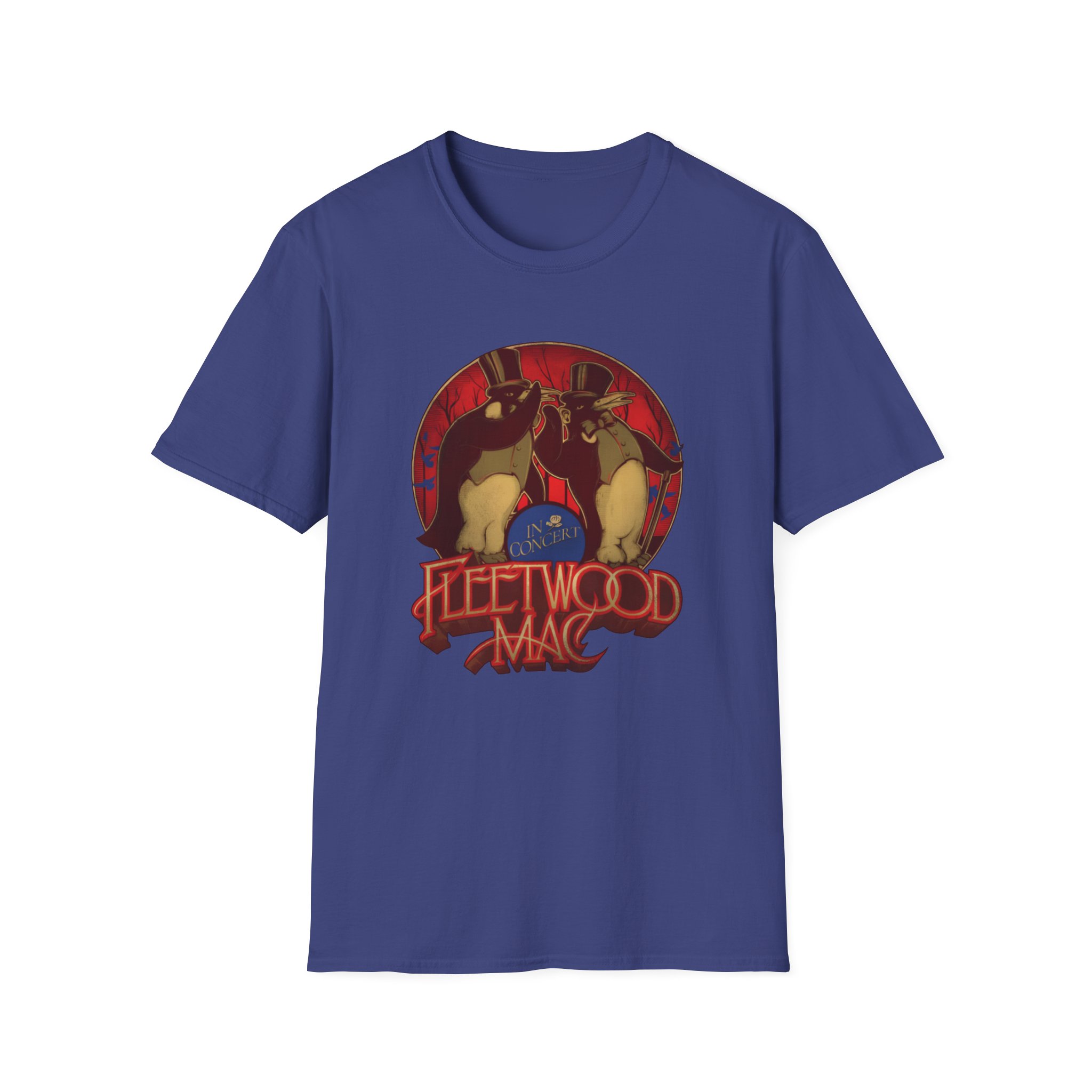 Fleetwood Mac Penguin Unisex Softstyle T-Shirt - Image 11