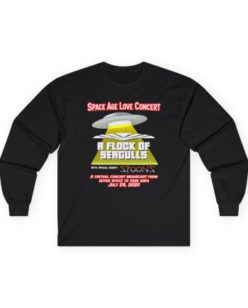 A Flock of Seagulls Space Age Love Concert Unisex Ultra Cotton Long Sleeve Tee